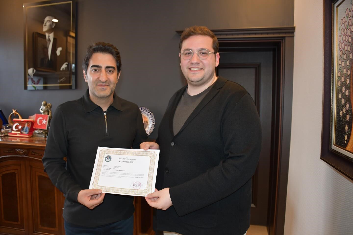 Sarıkamış Kaymakamı Aslantatar, doktorlarla bir araya geldi
