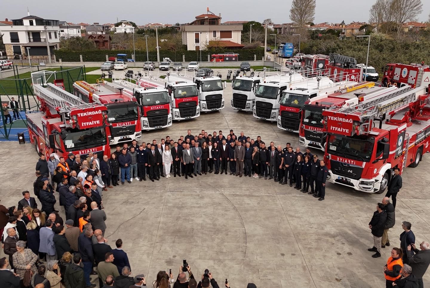 Şarköy’de modern itfaiye istasyonu hizmete açıldı
