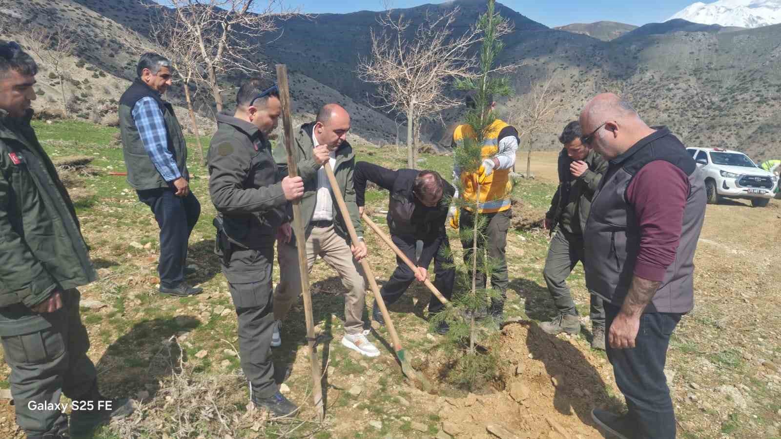 Sason’da şehitler anısına fidanlar toprakla buluşturuldu
