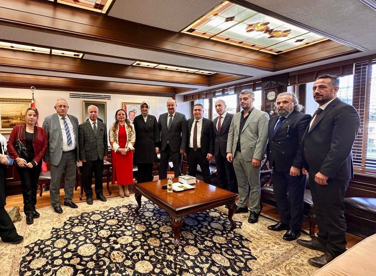 SATKOF ve USTKON’dan Bakan Yardımcısı Yiğitbaşı’na ziyaret
SATKOF ve USTKON’dan Bakan Yardımcısı Yiğitbaşı’na ziyaret