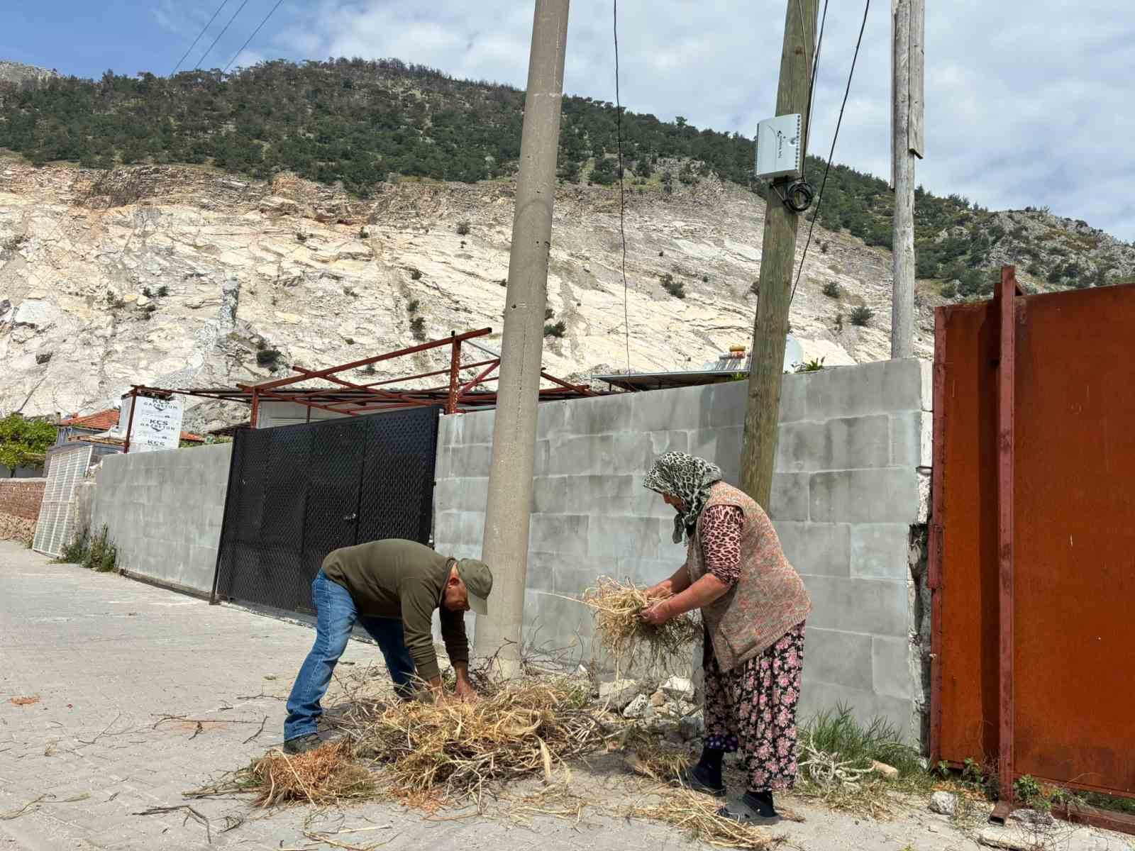 Sazlı’da leylekler yeni yuvasına kavuştu
