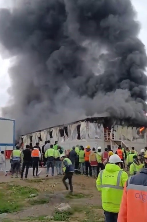 Şehir hastanesi yangınıyla ilgili yeni görüntüler ortaya çıktı

