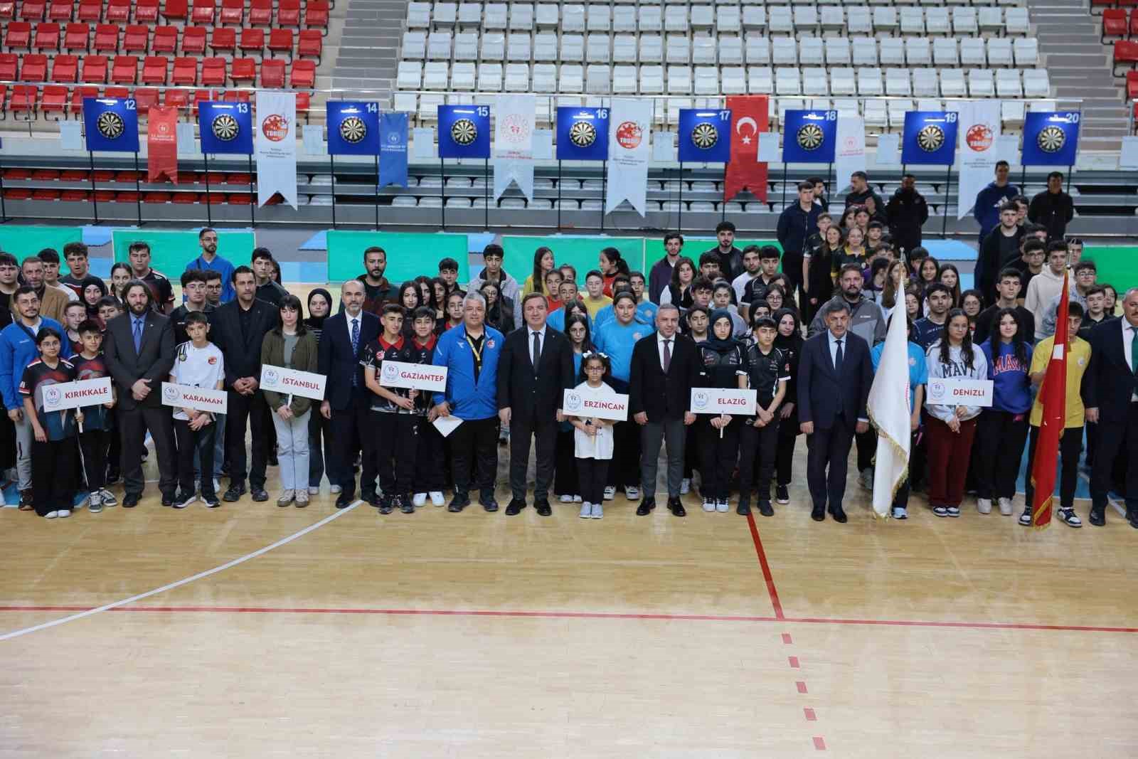 Şehit Eren Bülbül Dart Şampiyonası Erzincan’da başladı
