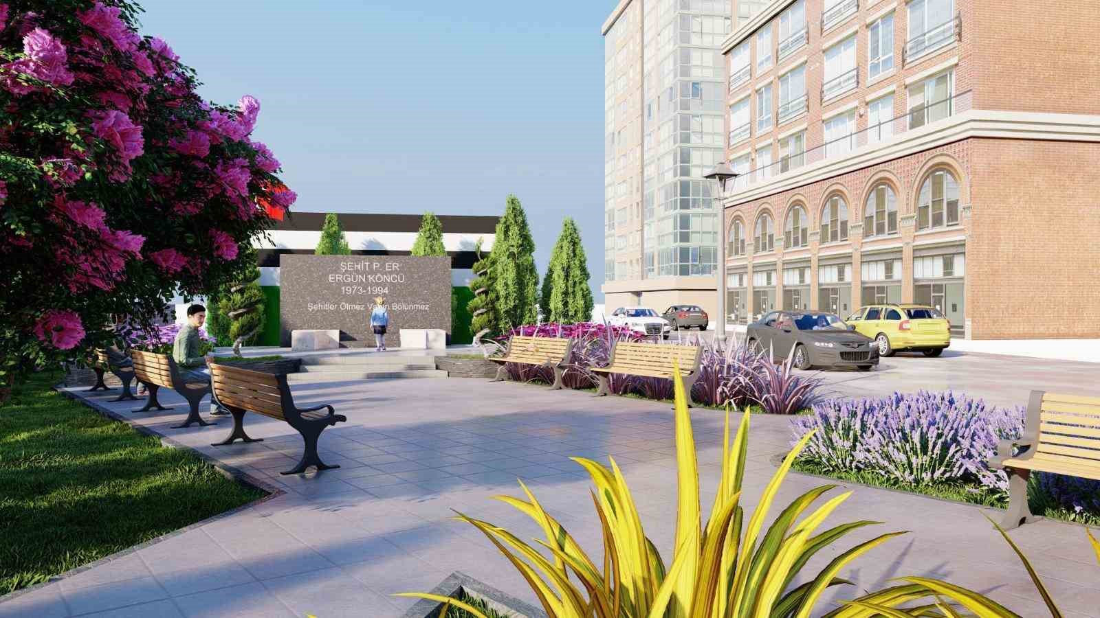 Şehit Ergün Köncü’nün anısına park ve anıt inşa ediliyor
