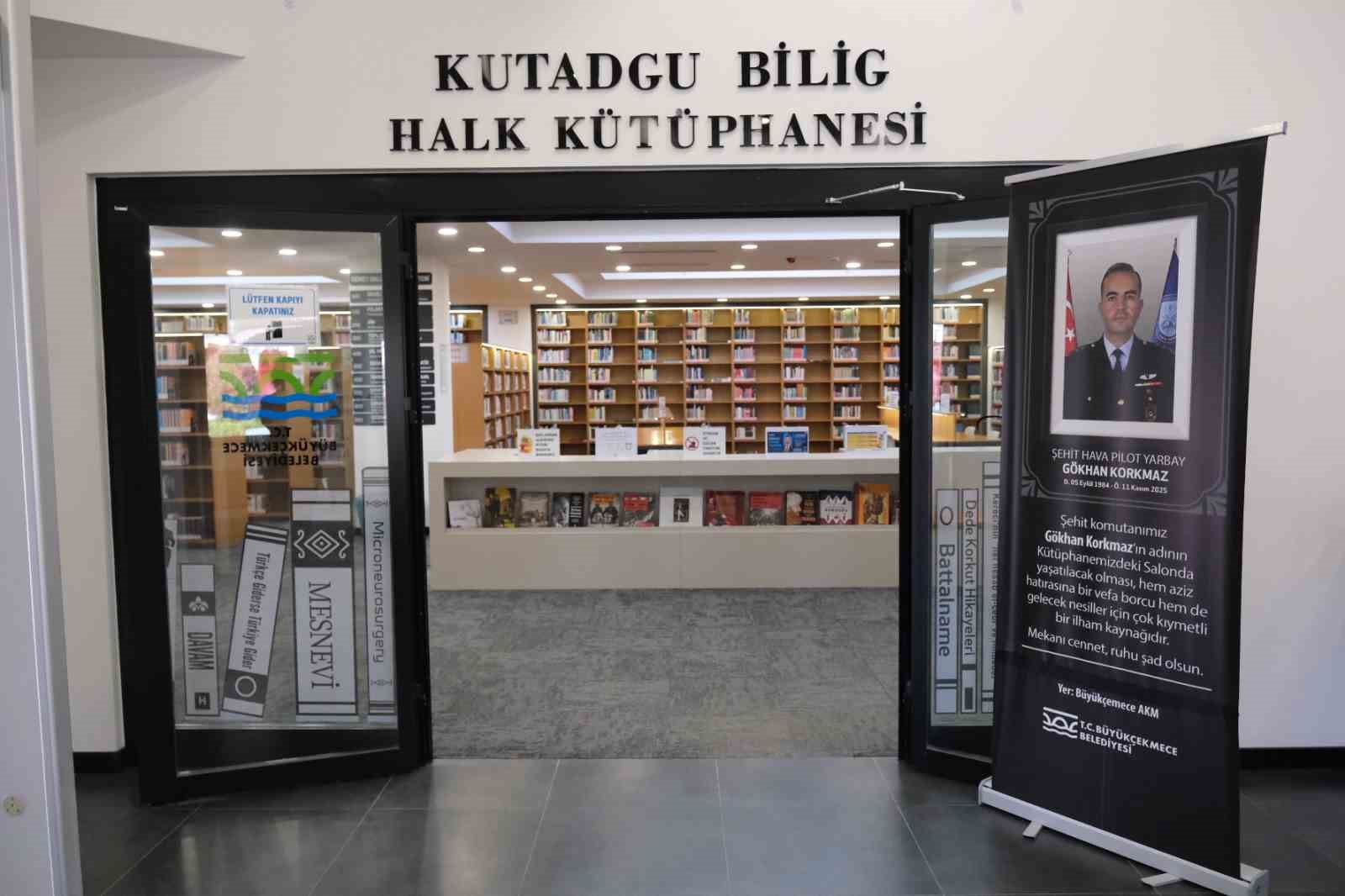 Şehit Hava Pilot Yarbay Gökhan Korkmaz anısına çalışma salonu açıldı
