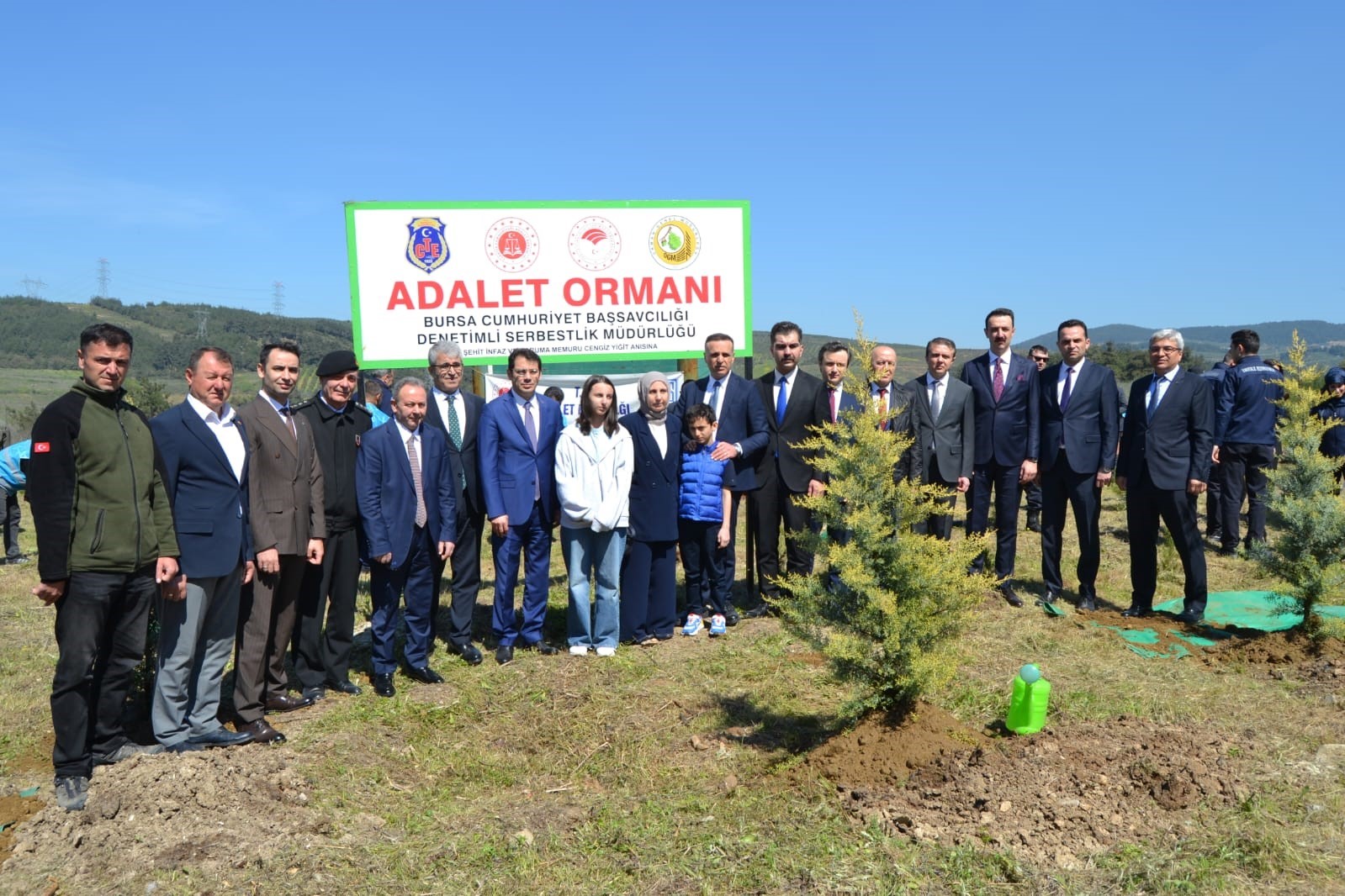 Şehit infaz ve koruma memuru Cengiz Yiğit anısına hatıra ormanı oluşturuldu
