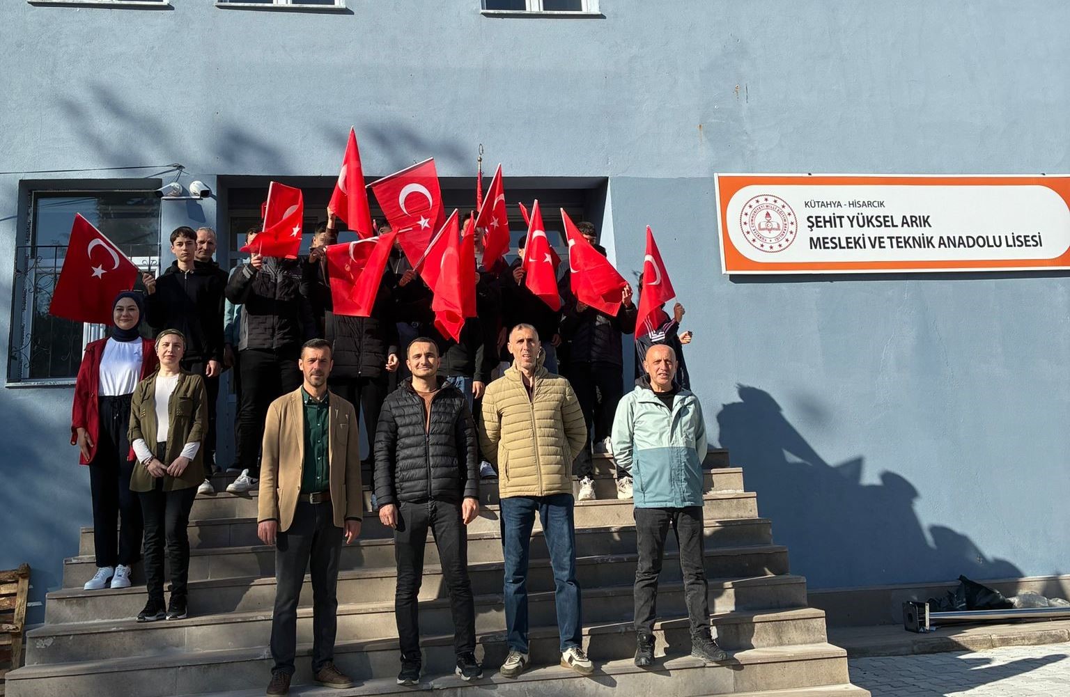 Şehit olan öğretmen ve öğrenciler için Hisarcık’ta anlamlı etkinlik
