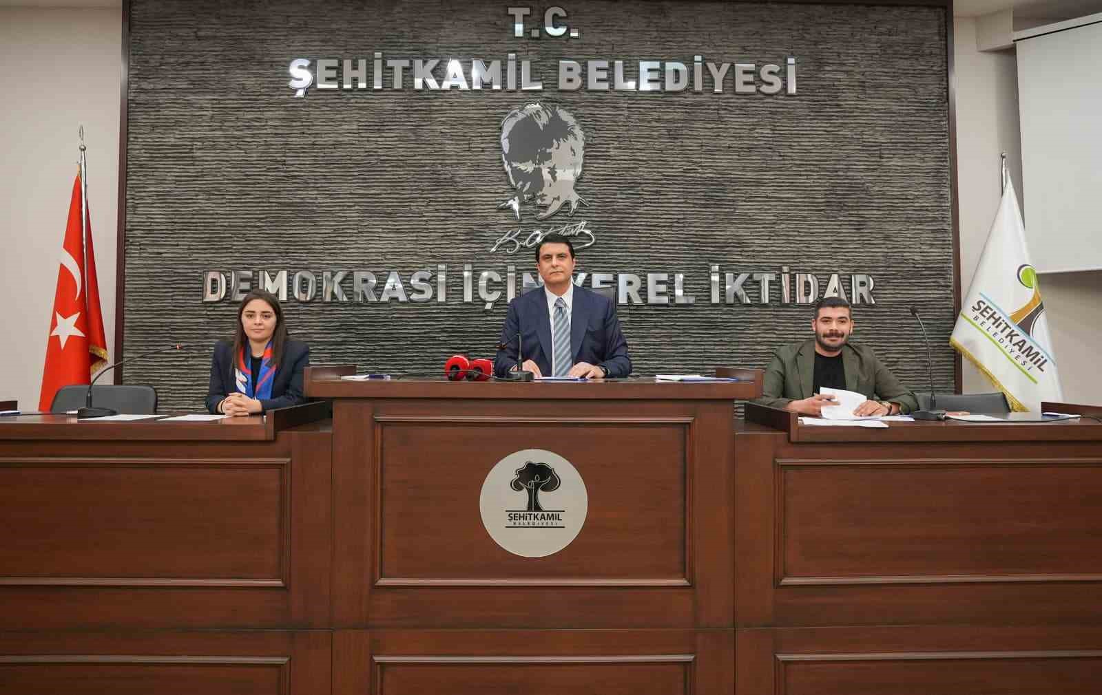 Şehitkamil Belediyesi Mart Ayı meclis toplantısı yapıldı
