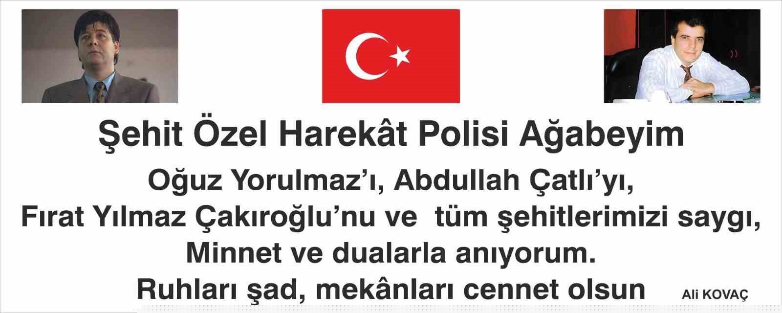 Şehitler için mevlit şekeri dağıttı
