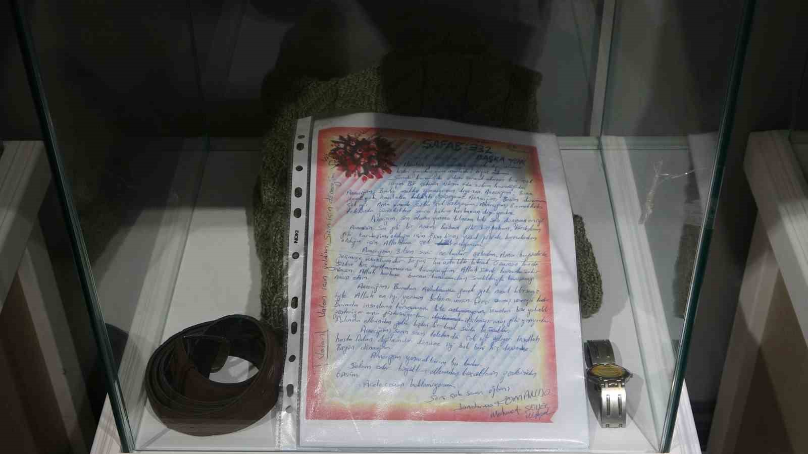 Şehitlerin emanetleri bu müzede sergilenecek
