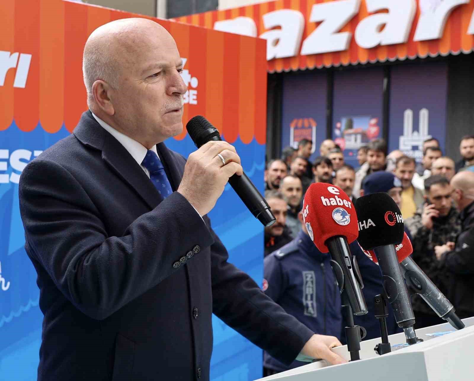 Sekmen: "Bu pazar; gönül belediyeciliğinin en güzel eseridir"
Sekmen: "Bu pazar; gönül belediyeciliğinin en güzel eseridir"