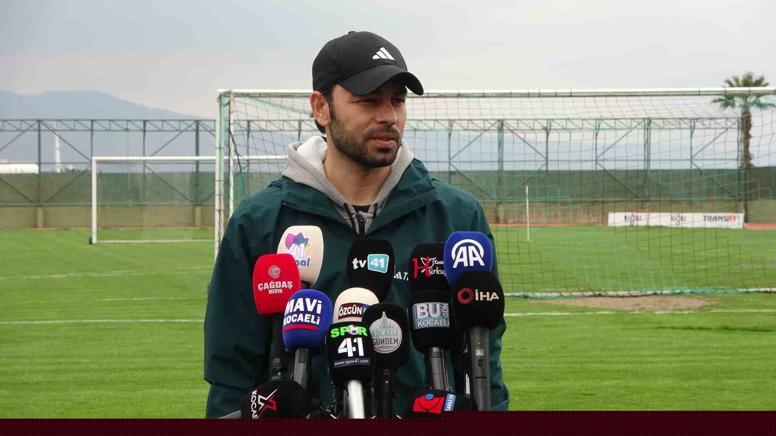 Selçuk İnan: "Hayallerim burada Kocaelispor ile Avrupa kupalarına katılabilmek"
