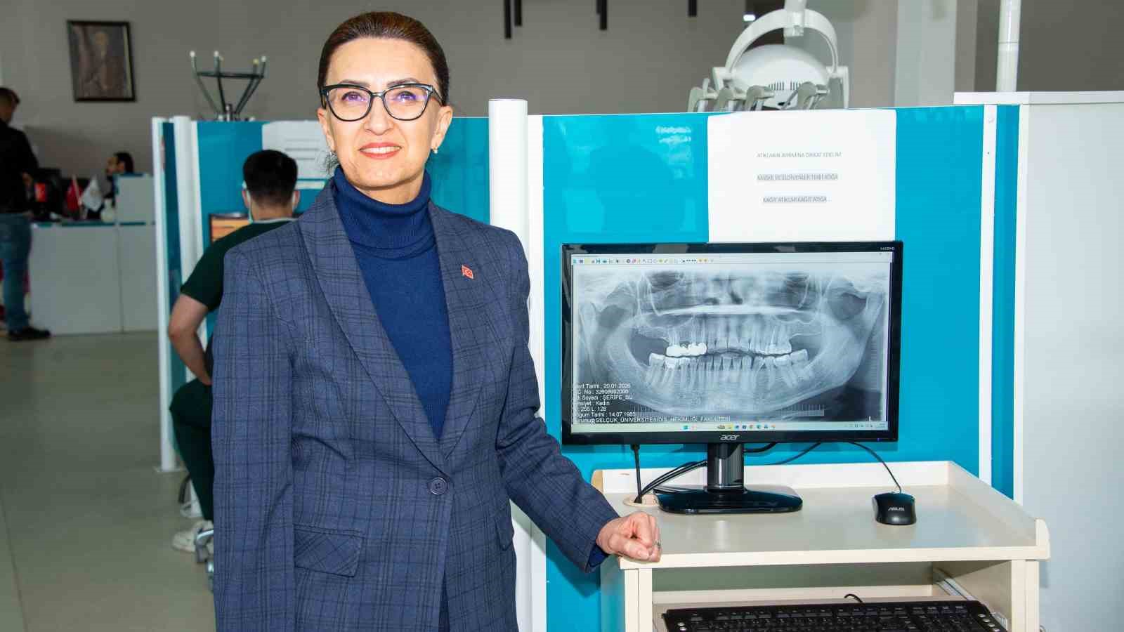 Selçuk Üniversitesi, Beyhekim’de ağız - diş sağlığı hizmetlerine devam ediyor
