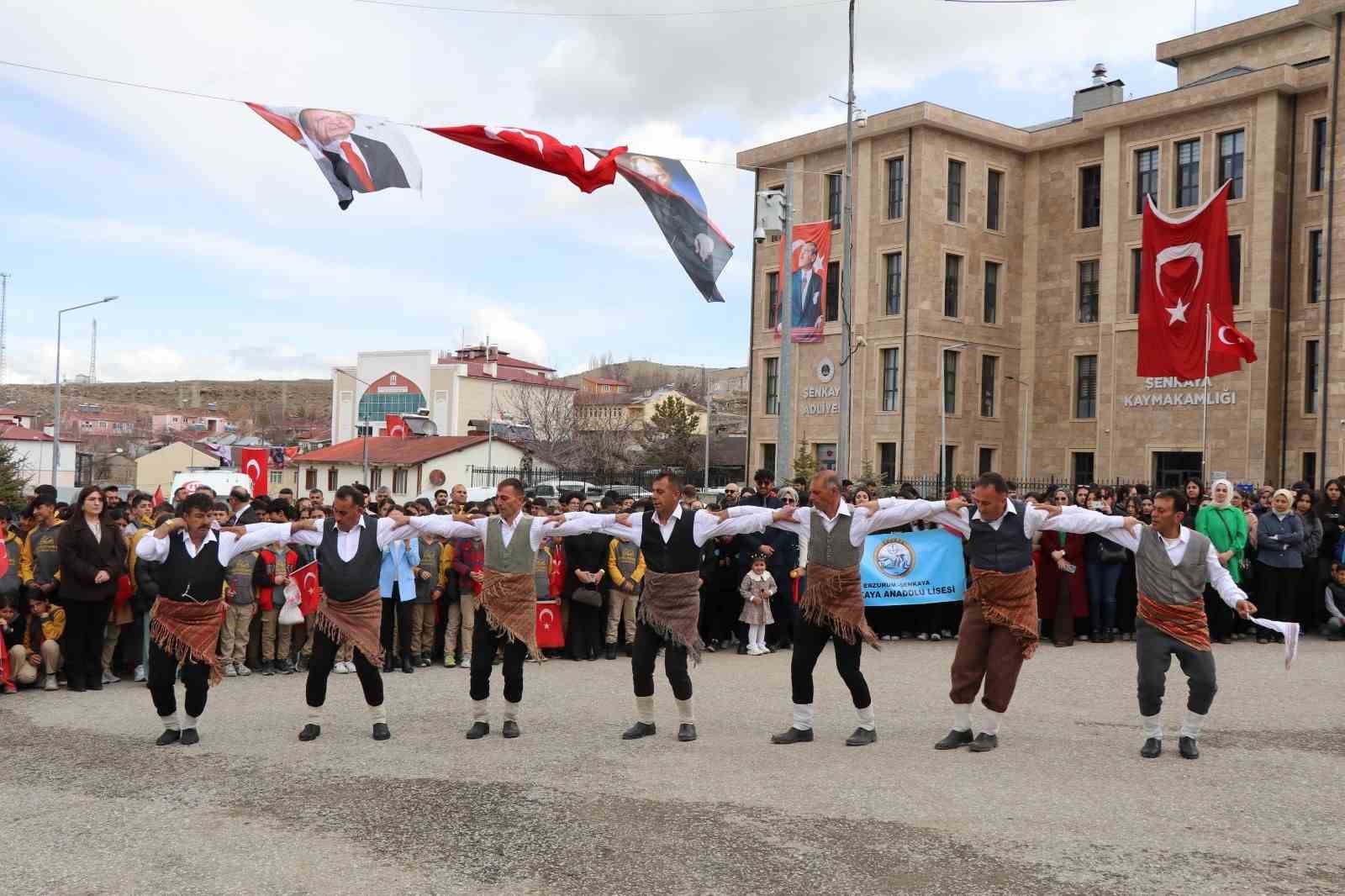 Şenkaya’da kurtuluş coşkusu
