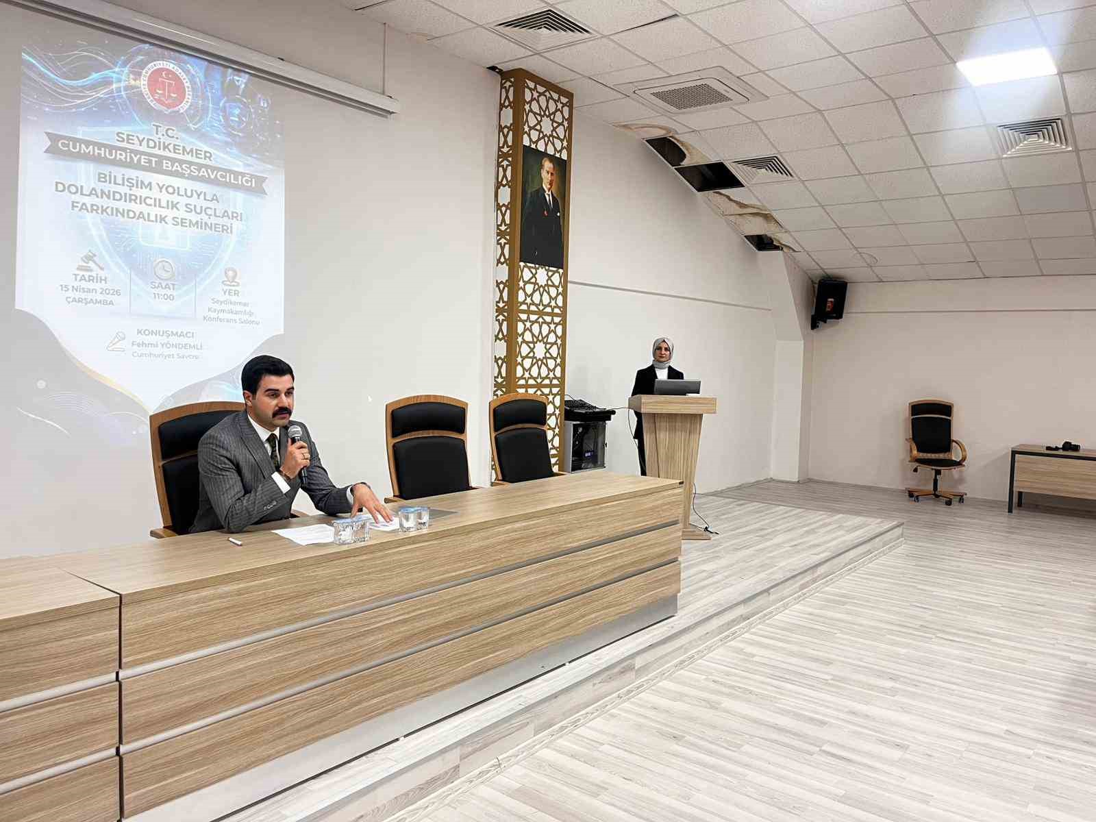 Seydikemer’de öğrencilere siber güvenlik semineri
