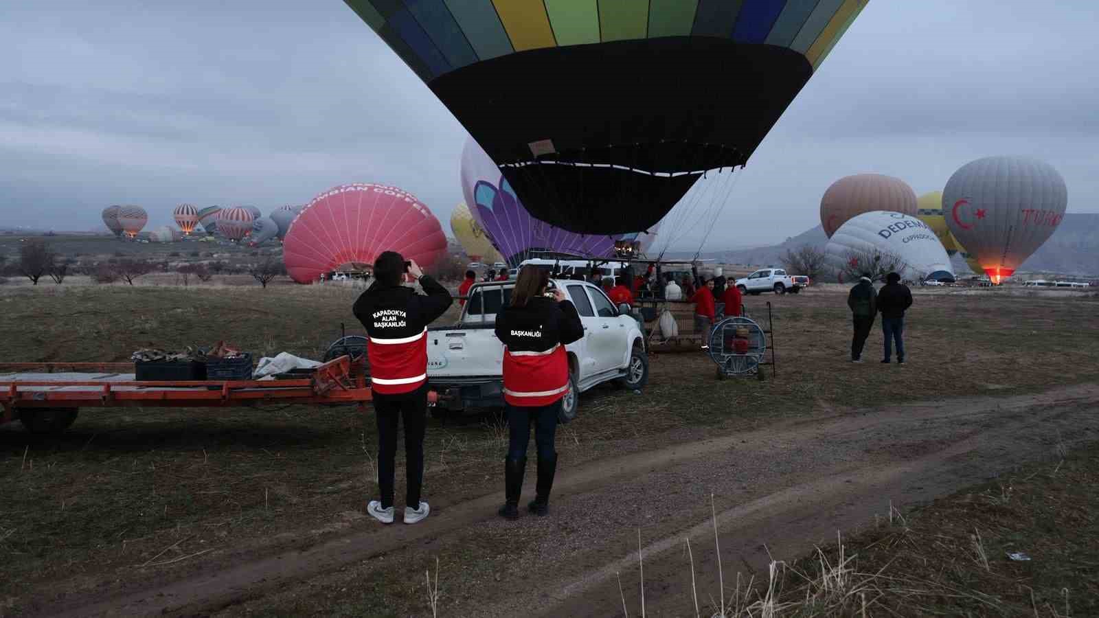 Sıcak hava balon uçuşlarına denetim

