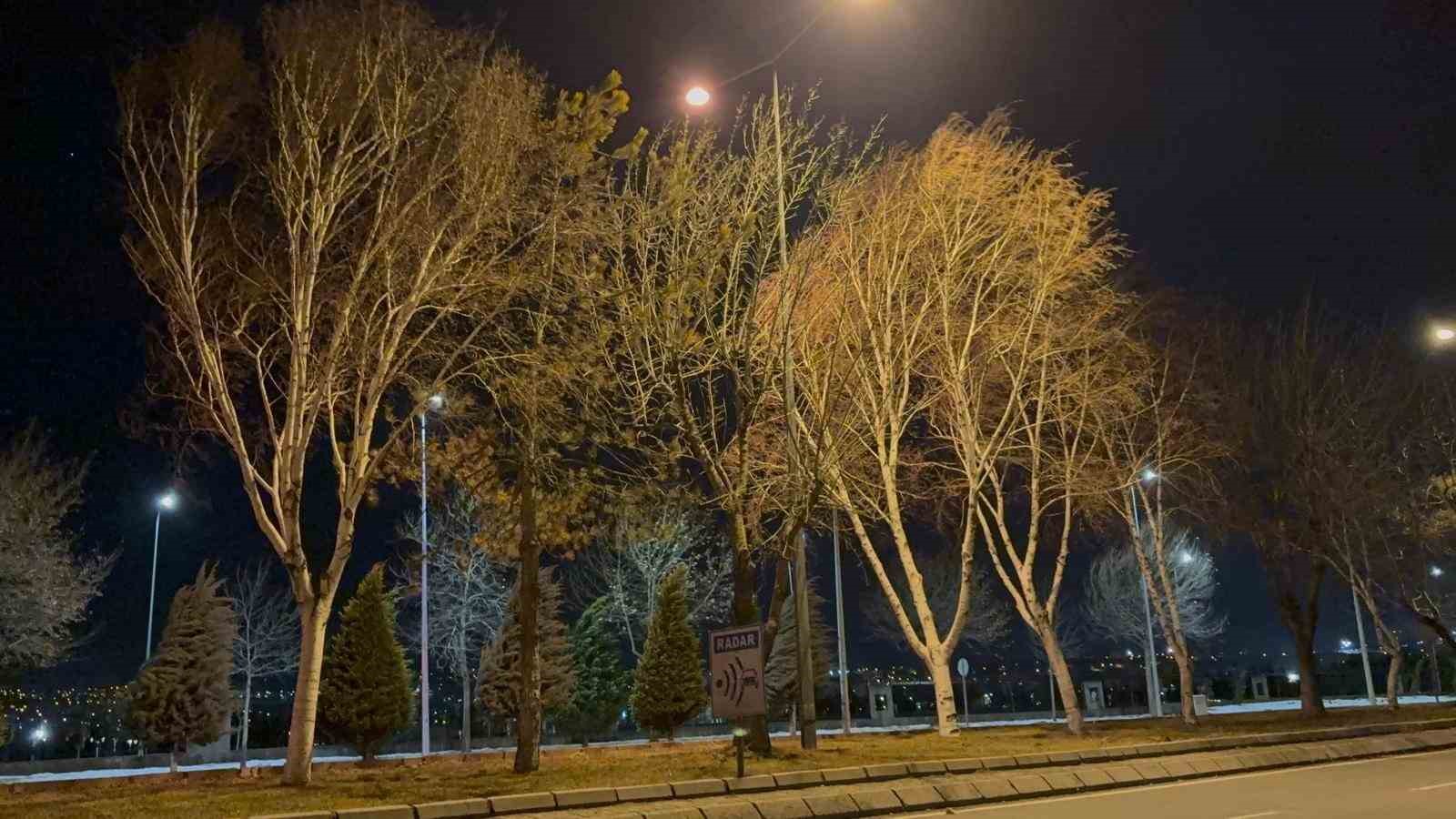 Şiddetli rüzgar, söktüğü kamelyayı bozmadan yola kondurdu
