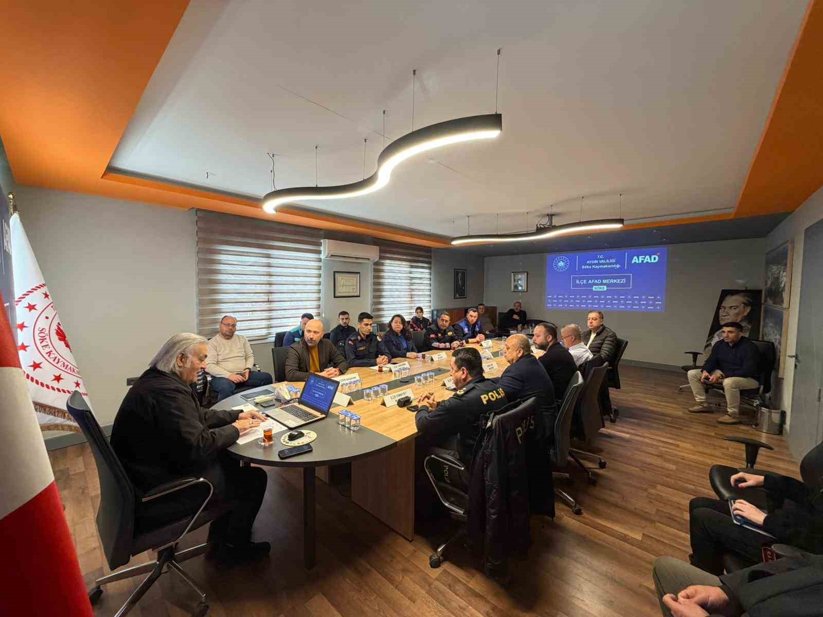 Şiddetli yağış öncesi AFAD koordinasyon toplantısı yapıldı
