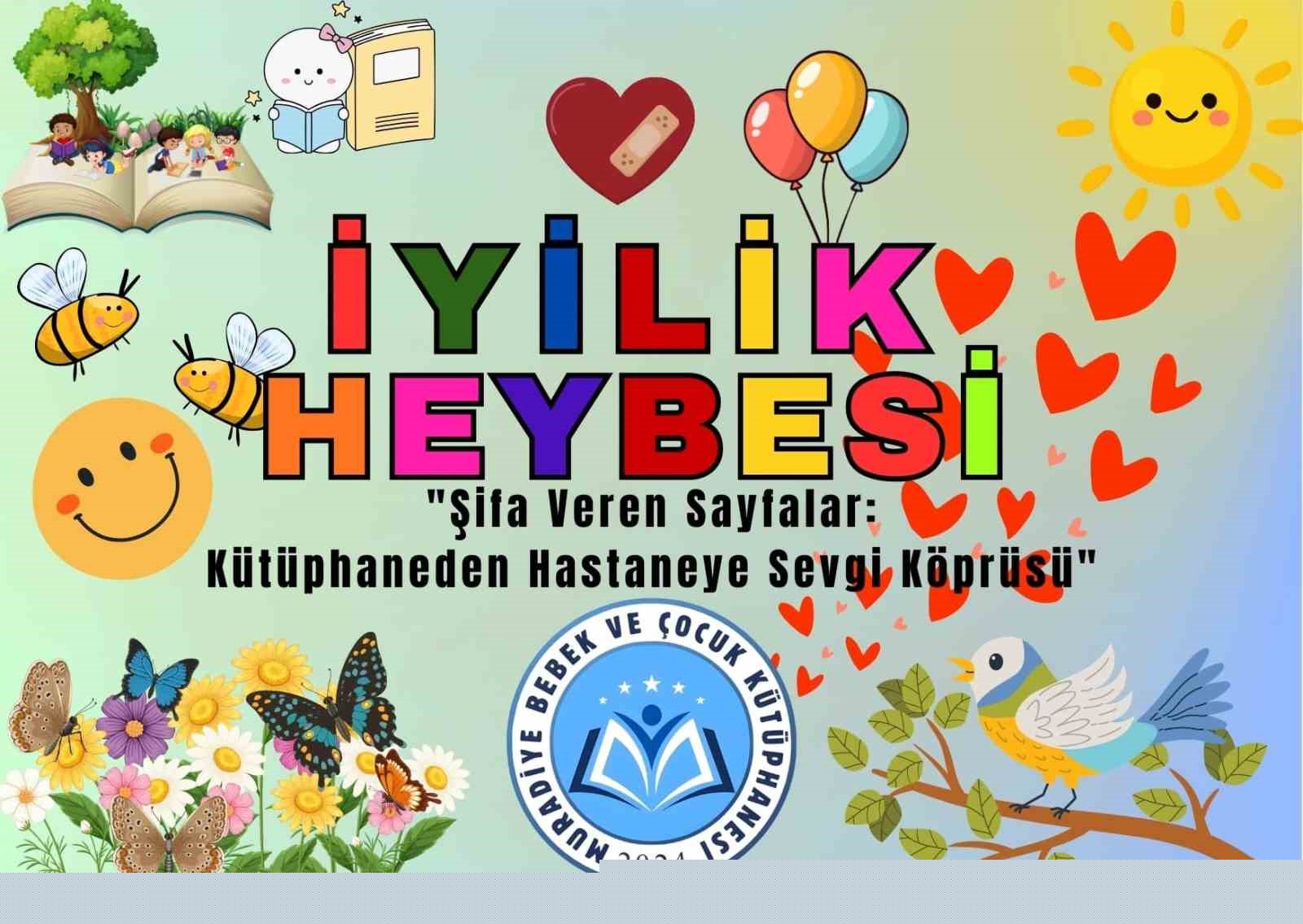 Şifa veren sayfalar: Kütüphaneden hastaneye sevgi köprüsü
