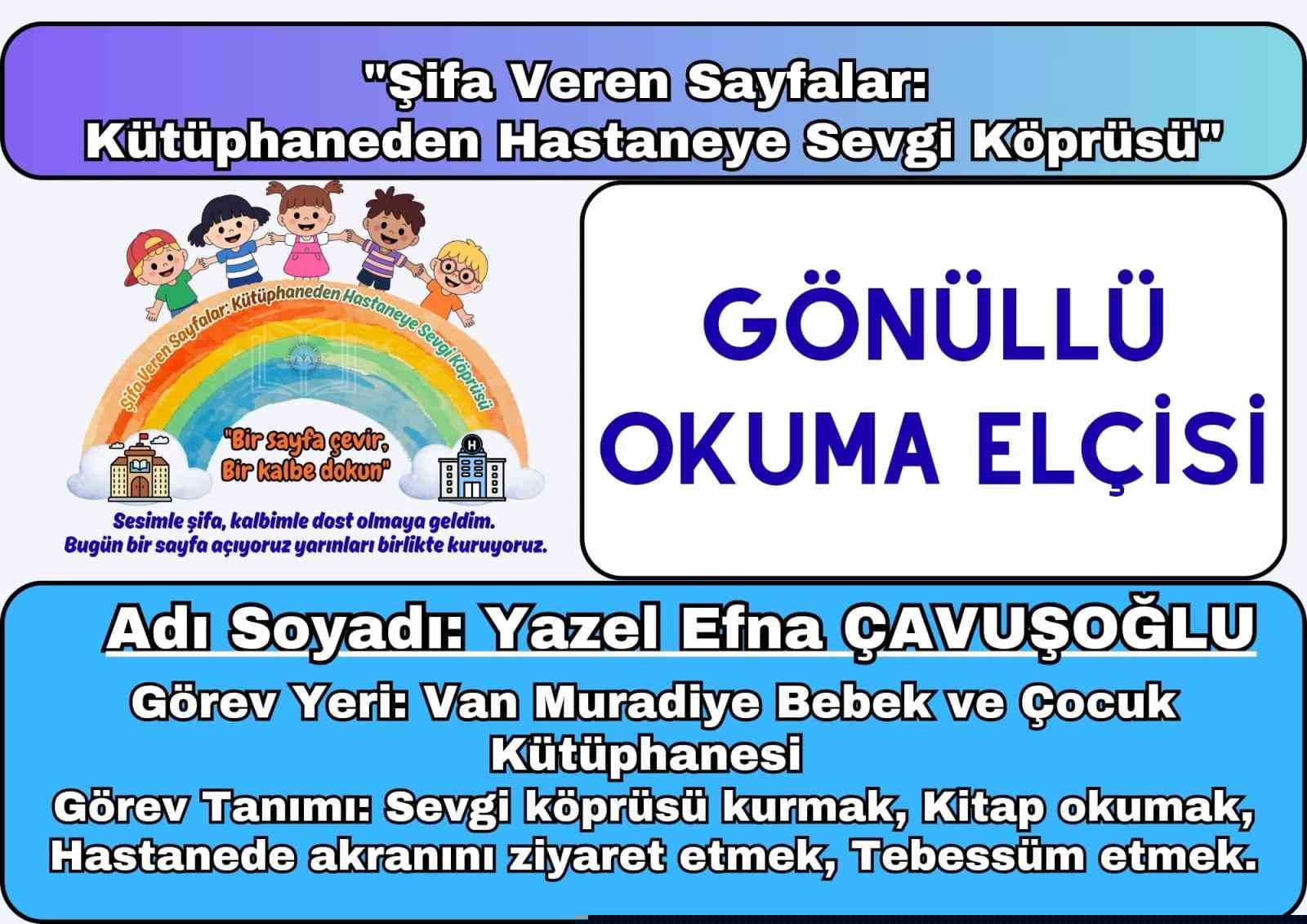 Şifa veren sayfalar: Kütüphaneden hastaneye sevgi köprüsü
