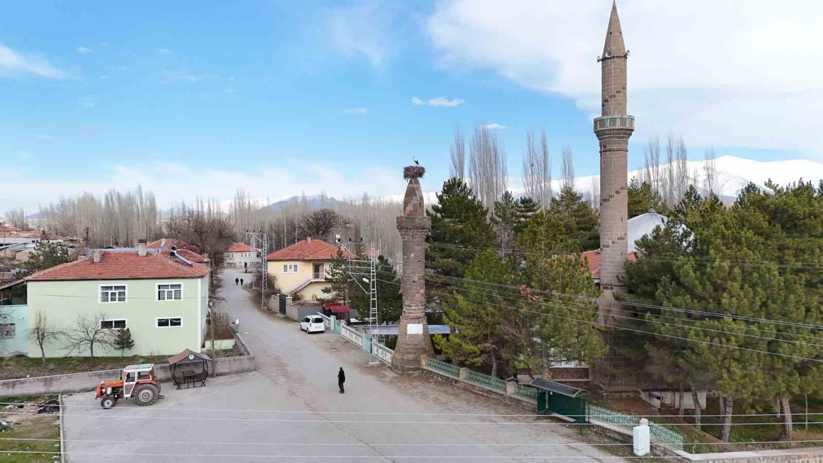 Şıhbarak mahallesinde baharın müjdecisi leylekler yuvalarına döndü
