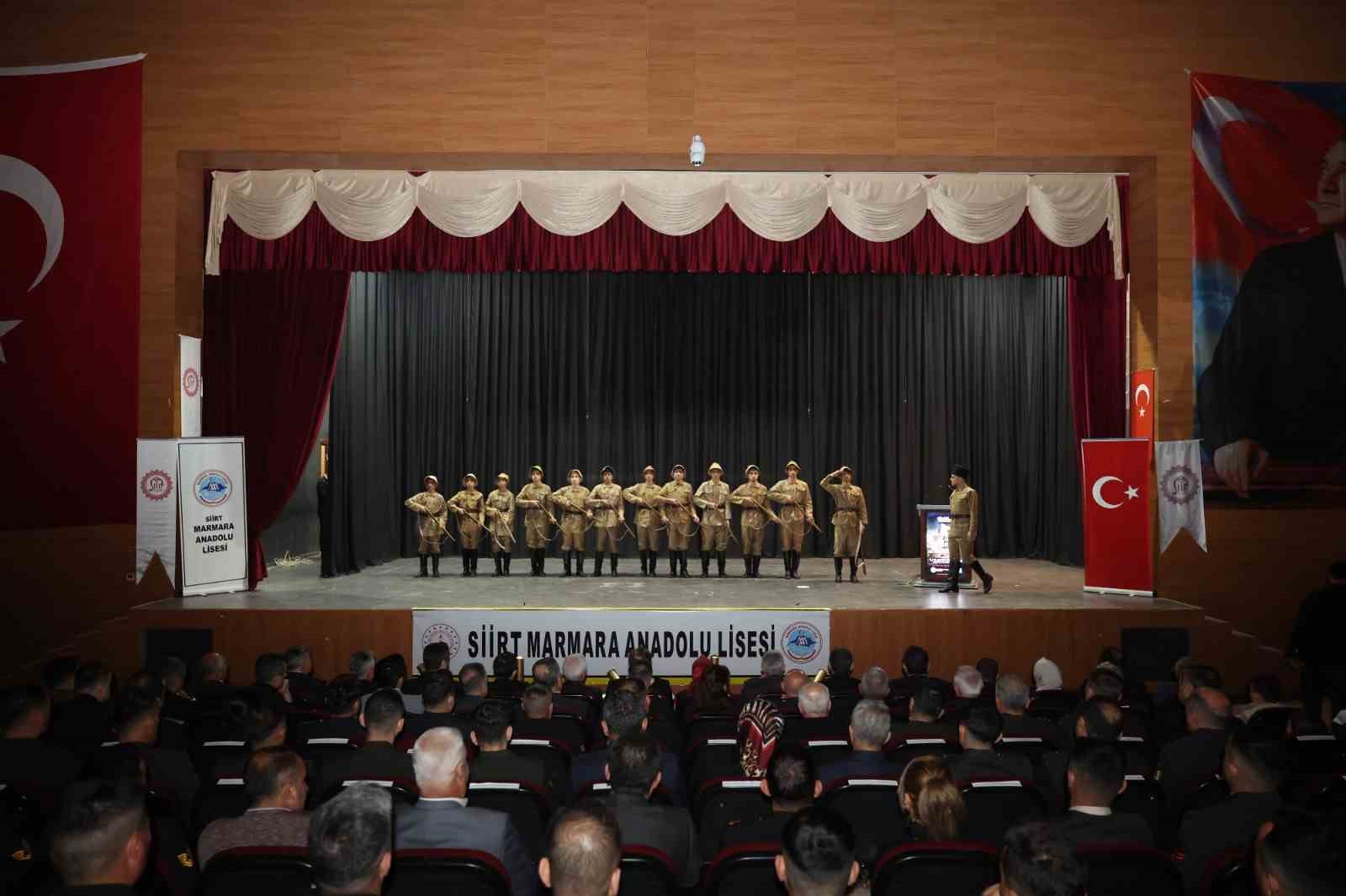 Siirt’te 18 Mart Şehitleri Anma Günü kutlandı
