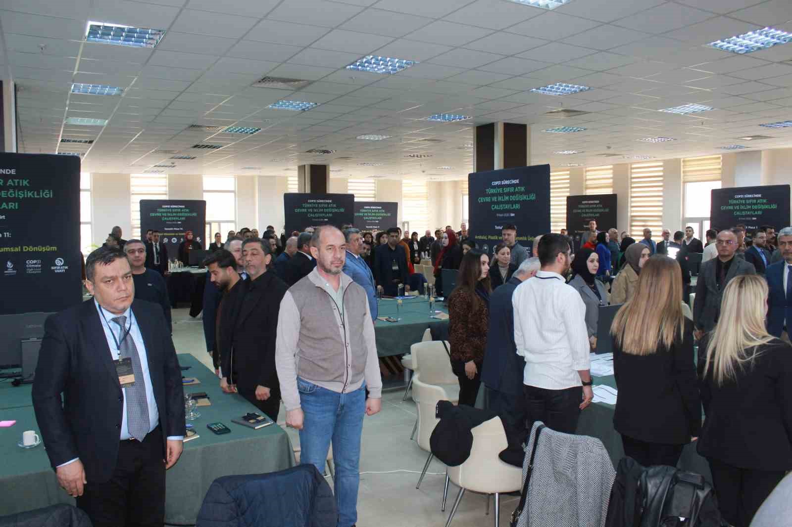 Siirt’te ’Sıfır Atık’ çalıştayı düzenlendi
