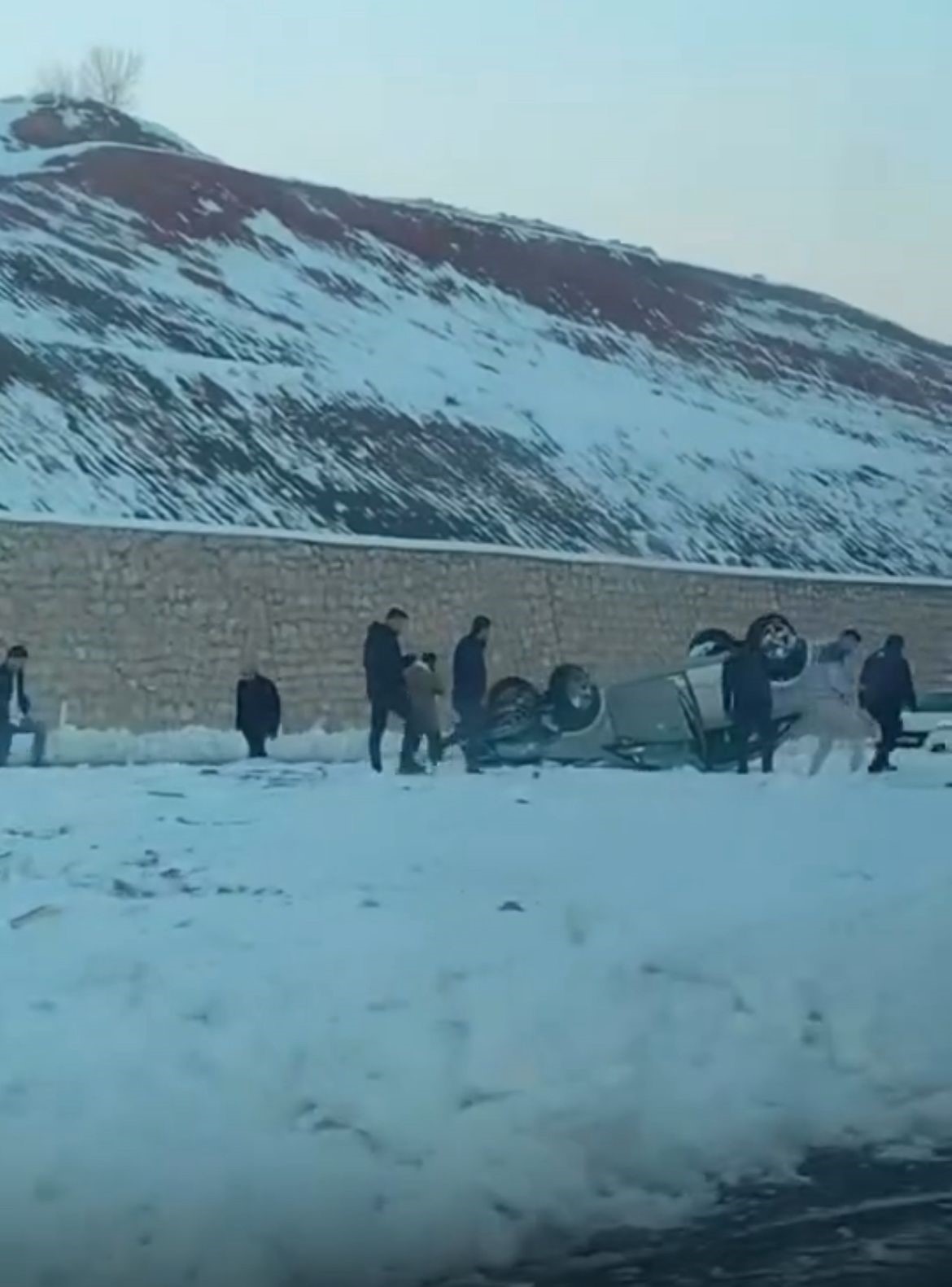 Siirt’te takla atan otomobilin sürücüsü yaralandı
