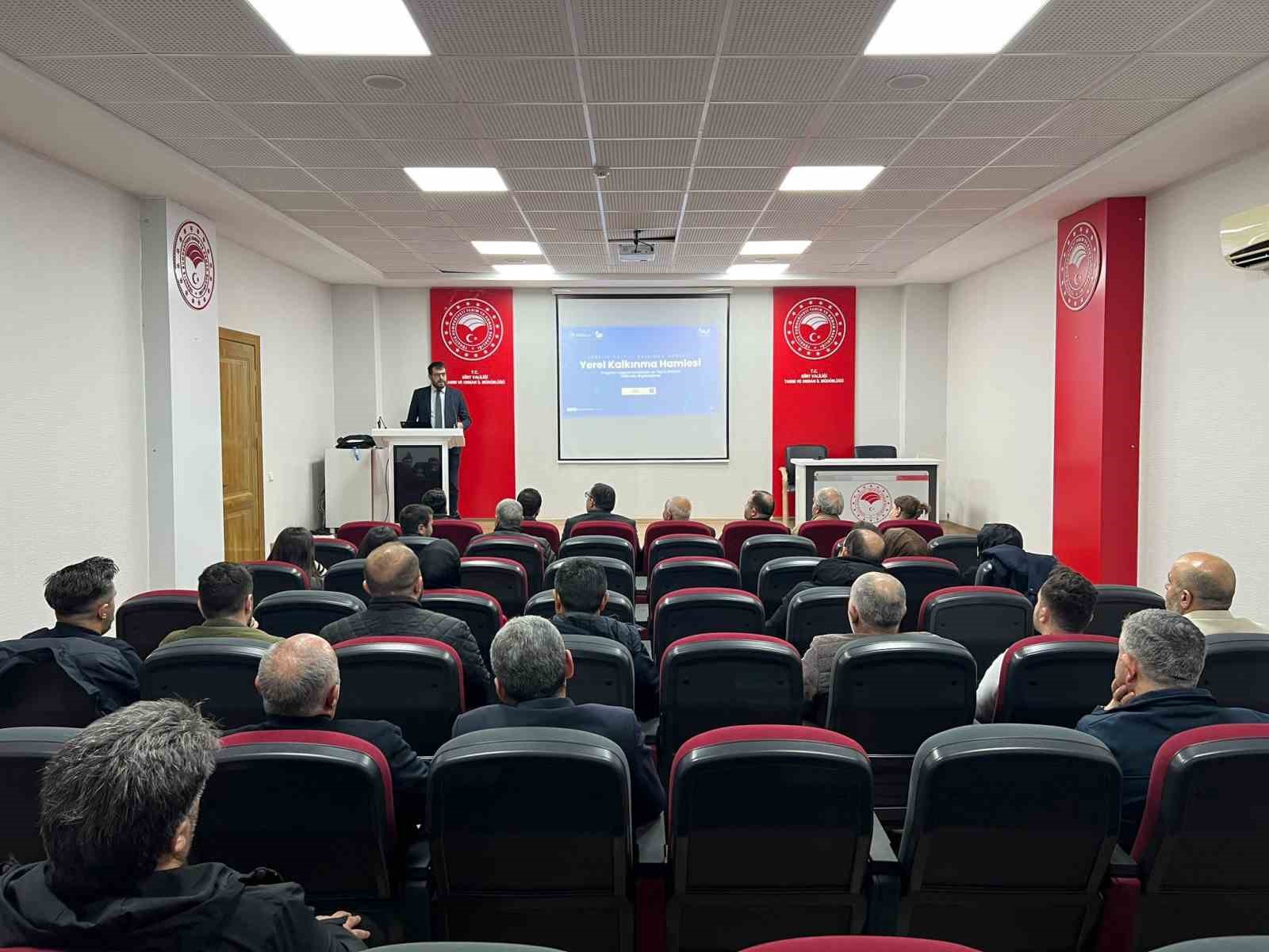 Siirt’te Yerel Kalkınma Hamlesi Programı tanıtıldı
