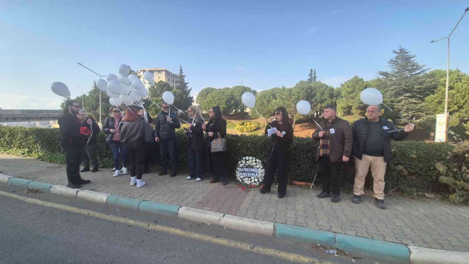Sıla’nın hayatını kaybettiği yolda çelenkler dizildi, beyaz balonlar gökyüzüne bırakıldı
Sıla’nın hayatını kaybettiği yolda çelenkler dizildi, beyaz balonlar gökyüzüne bırakıldı