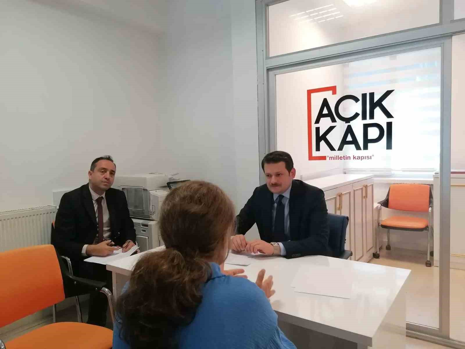 Sinop Valiliği "Açık Kapı" verilerini paylaştı
