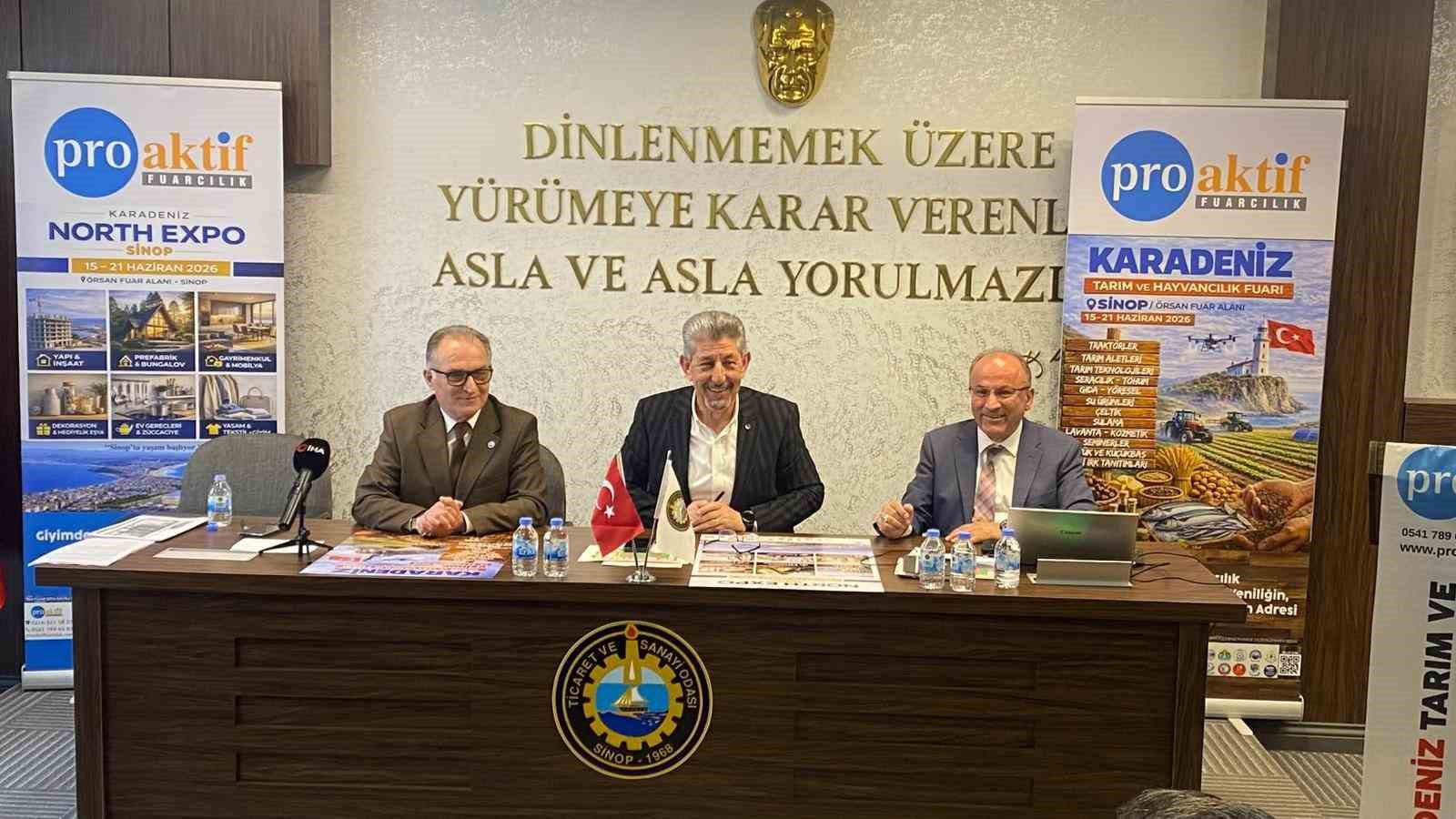 Sinop’ta iki büyük fuar aynı anda açılacak
