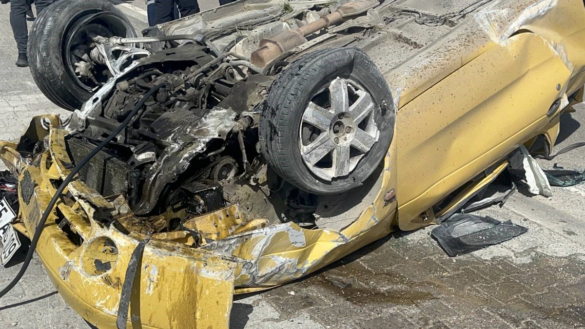 Sinop’ta kontrolden çıkan otomobil takla attı: 1 yaralı
