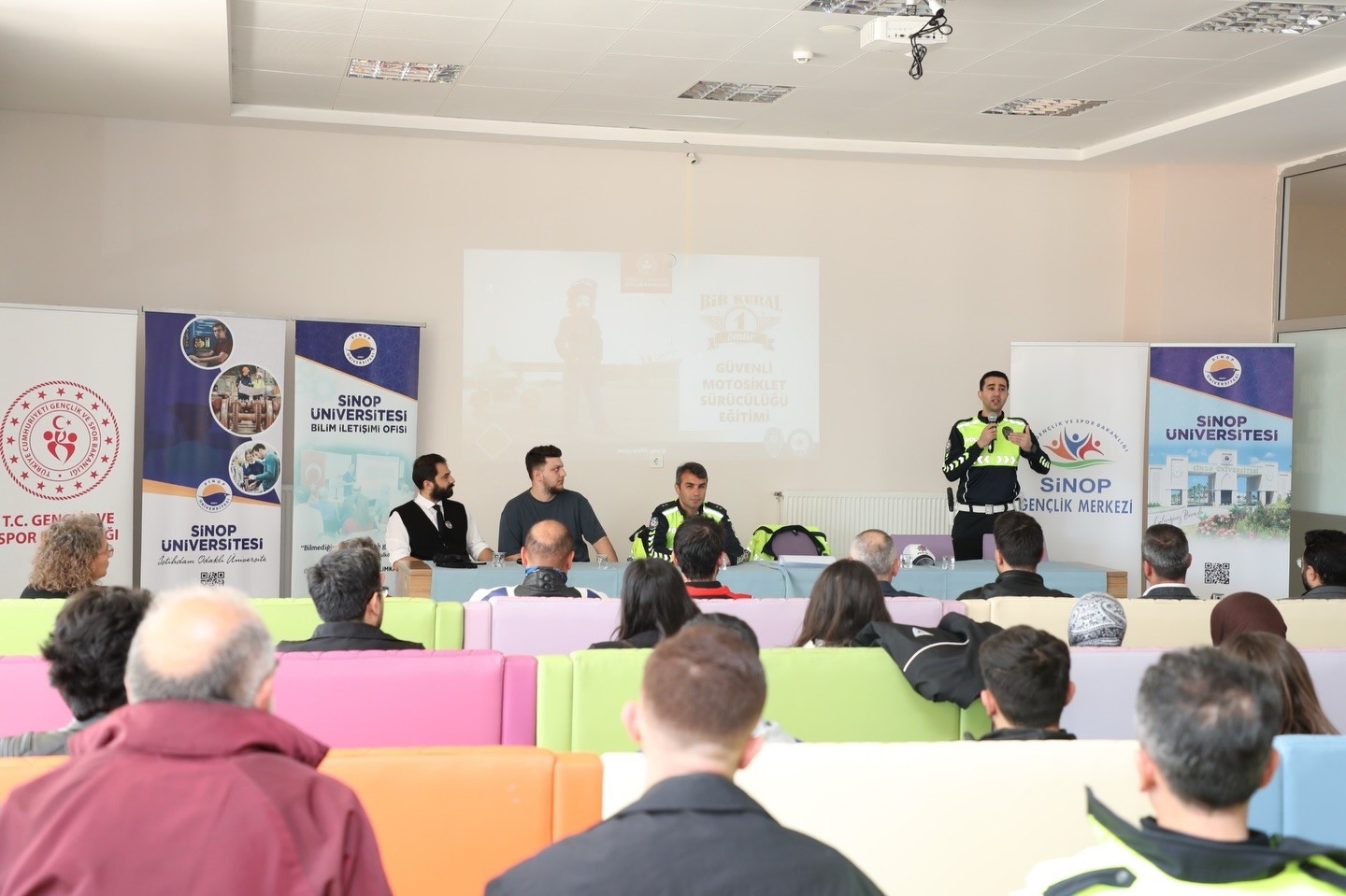 Sinop’ta motosiklet kazalarına dikkat çekildi
