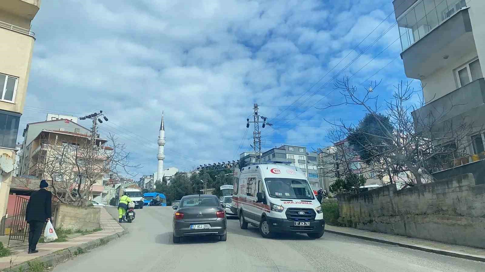 Sinop’ta motosiklet kazası: 1 yaralı
