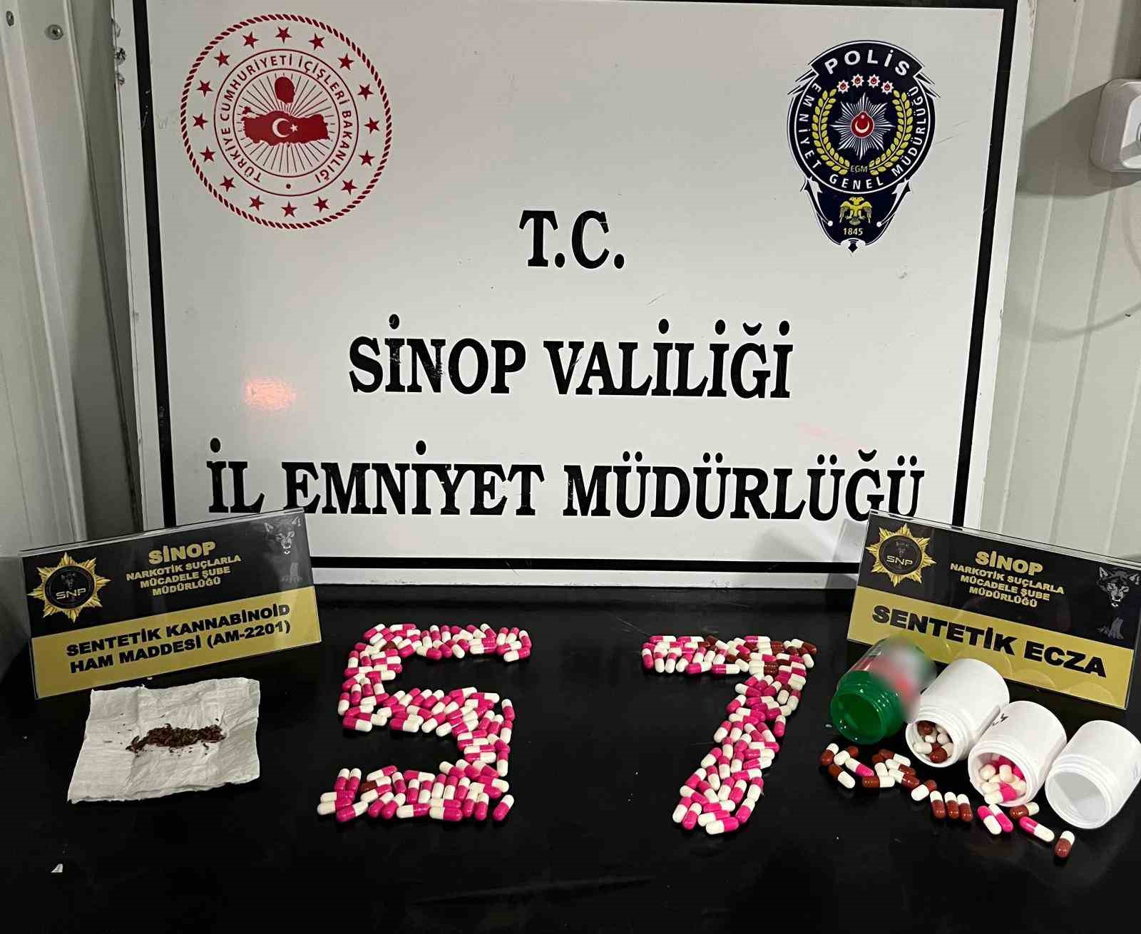 Sinop’ta narkotik operasyonları: 3 tutuklama
