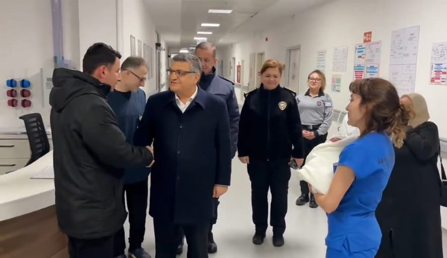 Sinop’ta yeni yılın ilk bebeği
