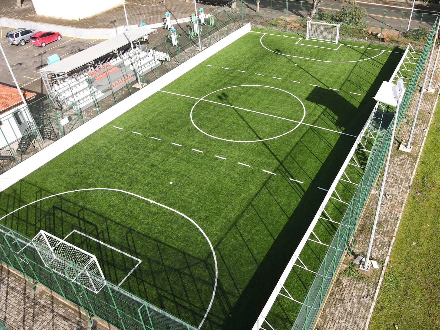 Şirinköy Görme Engelliler Futbol Sahası yenilendi
