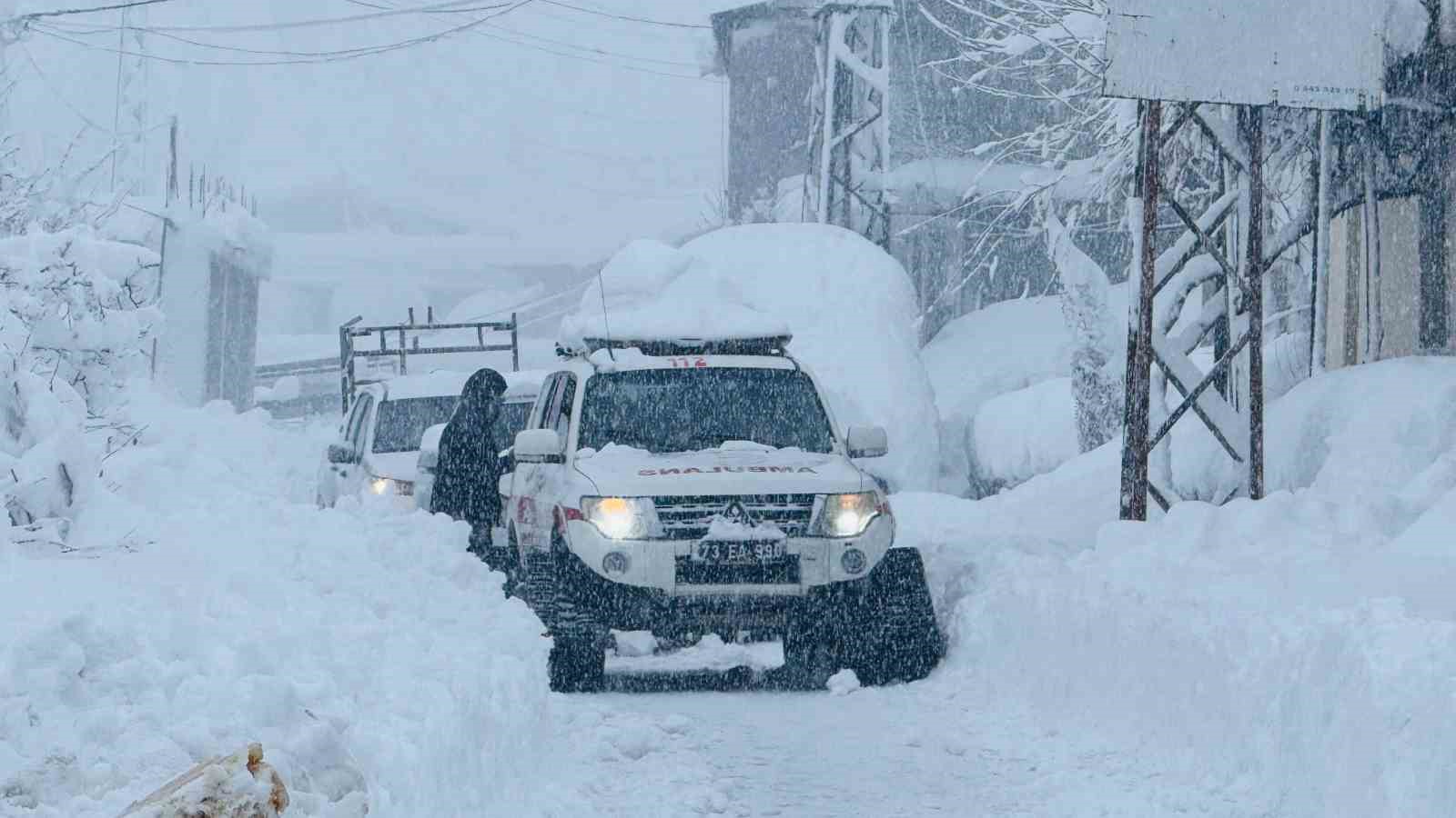 Şırnak’ta 2 hasta için zamanla yarış
