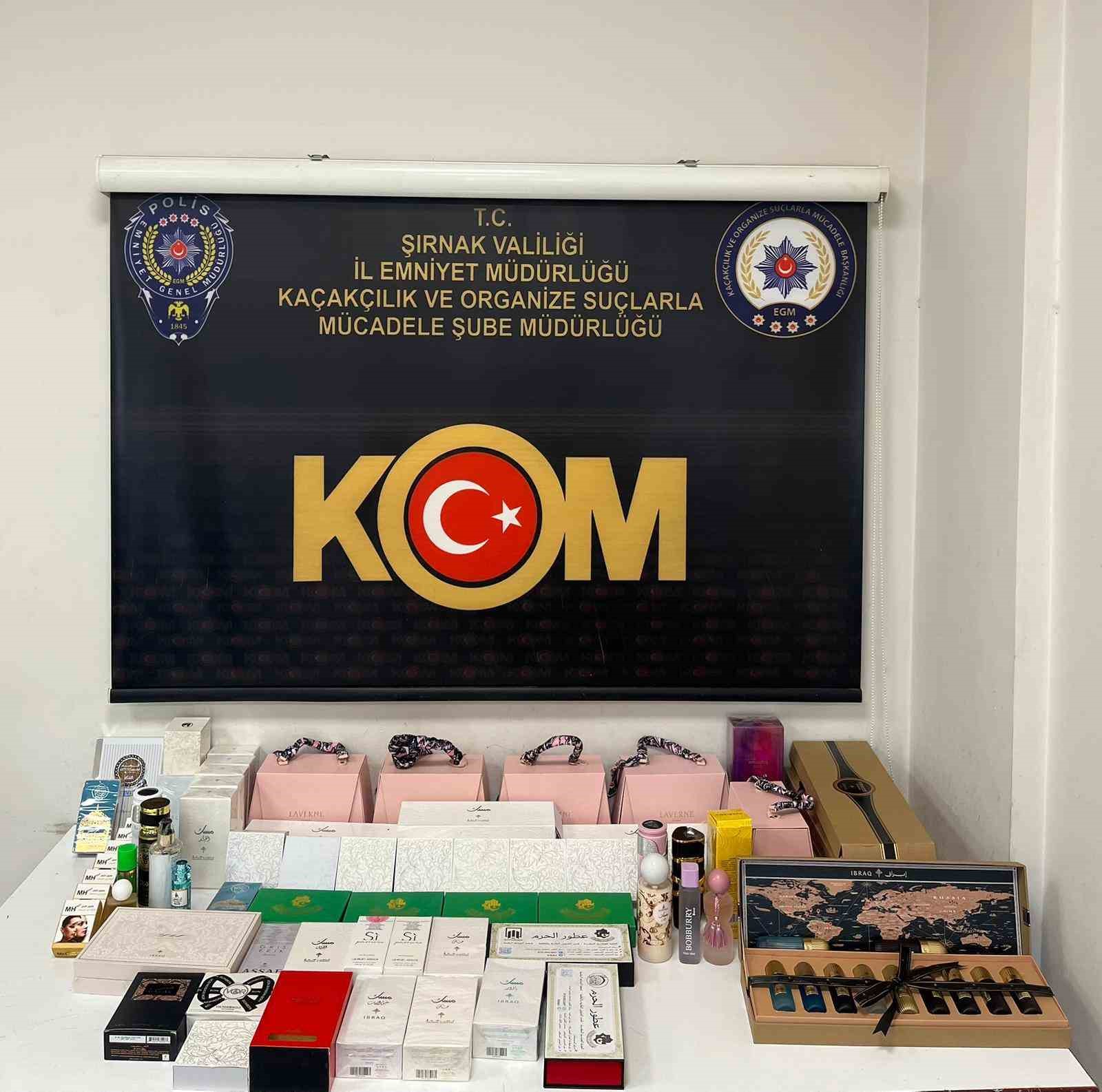 Şırnak’ta 6 milyon liralık kaçak malzeme ele geçirildi
