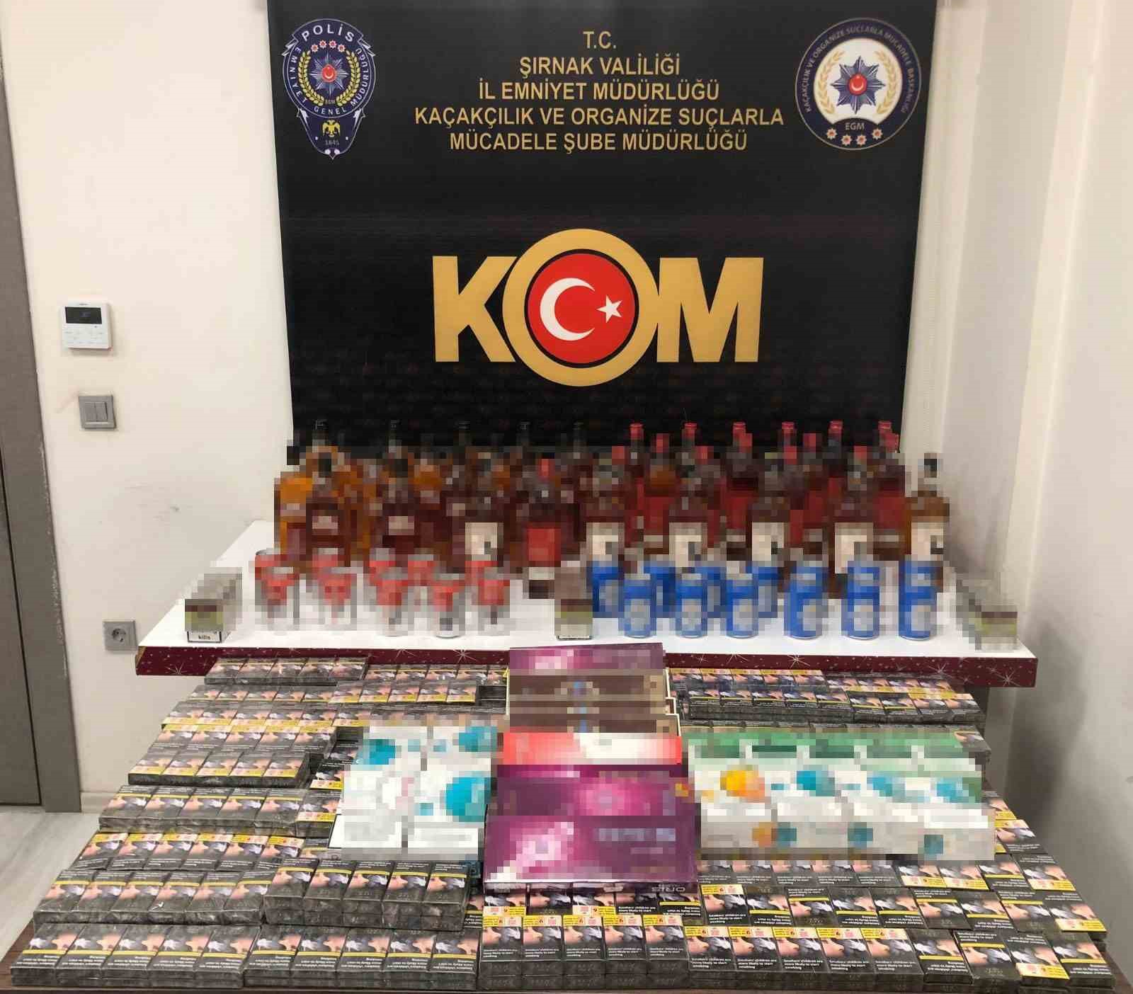 Şırnak’ta asayiş, narkotik ve kaçakçılık operasyonu: 2 tutuklama
