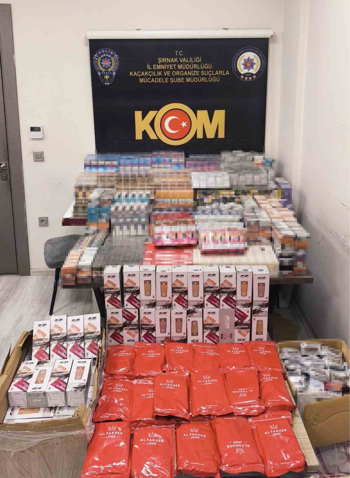 Şırnak’ta asayiş, narkotik ve kaçakçılık operasyonunda 5 tutuklama
