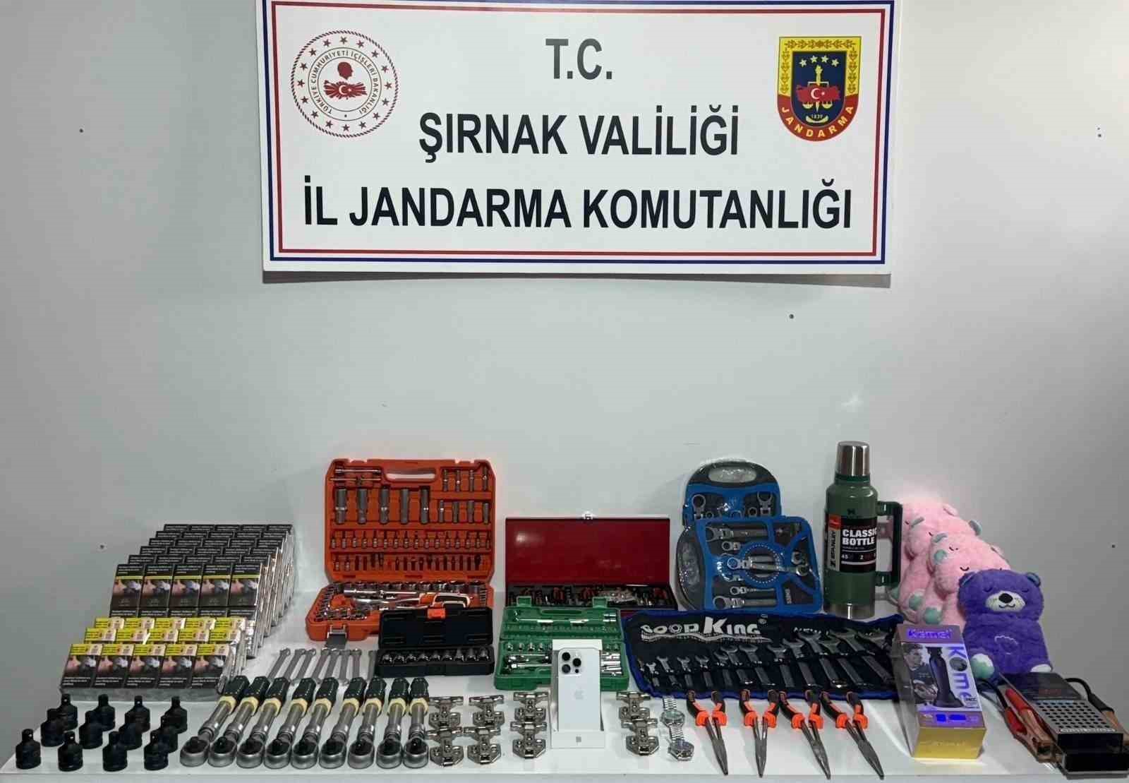 Şırnak’ta jandarma ekiplerinden kaçakçılığa darbe
