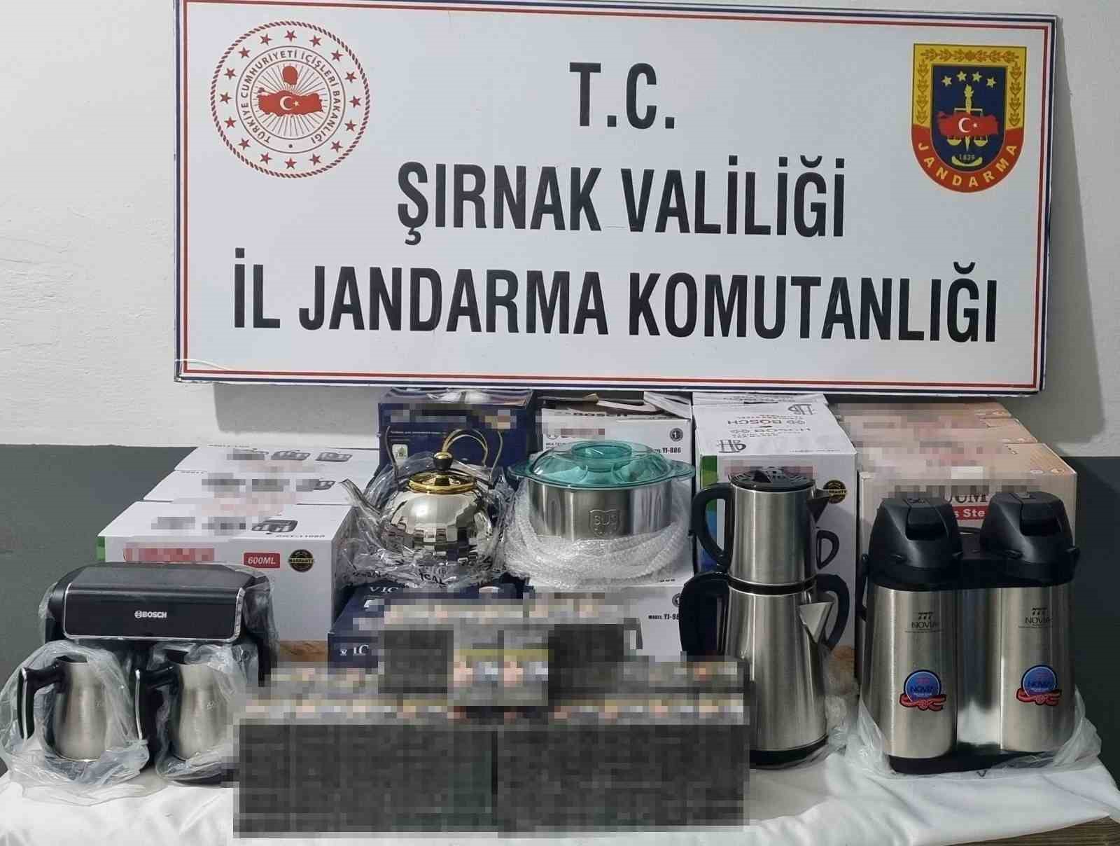 Şırnak’ta jandarmadan kaçakçılığa büyük darbe
