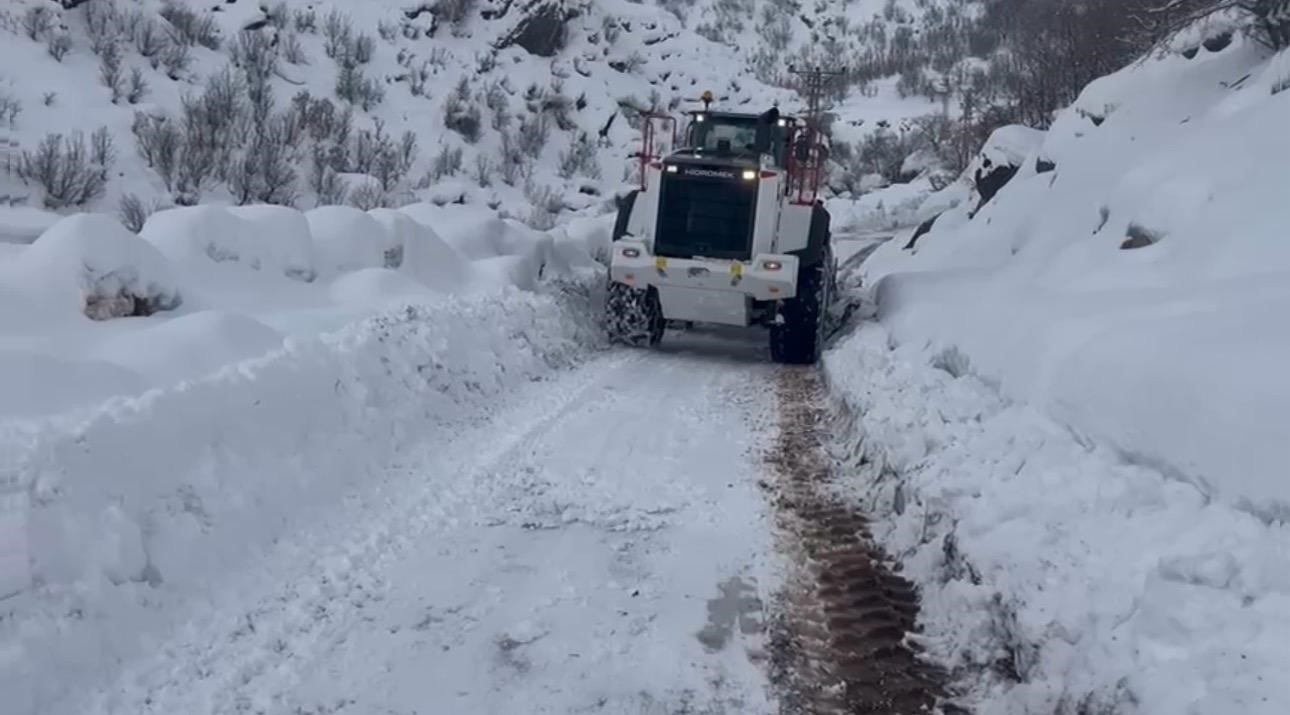 Şırnak’ta karla mücadele çalışmaları aralıksız sürüyor
