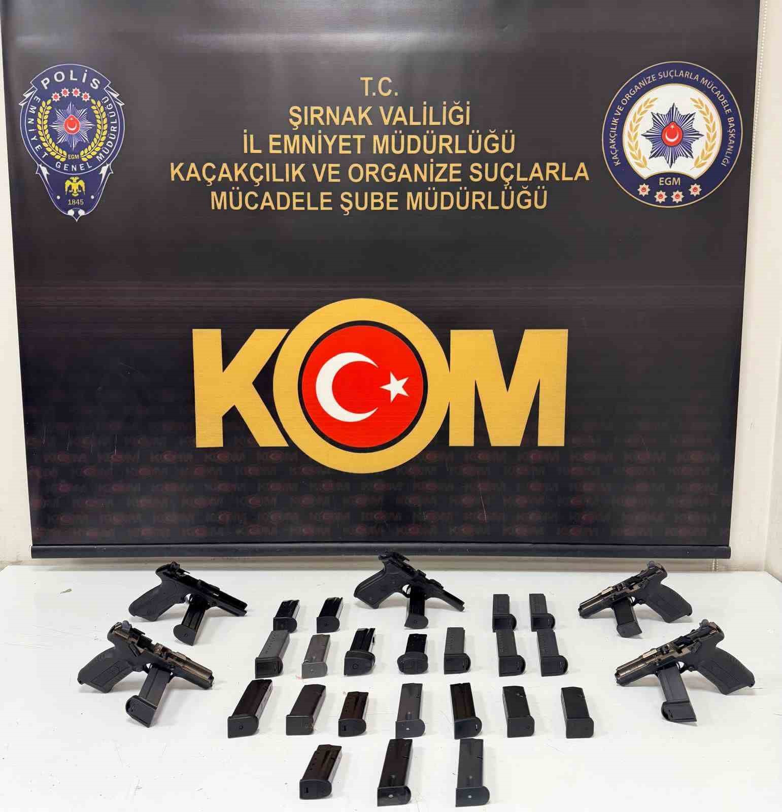 Şırnak’ta narkotik, kaçakçılık ve asayiş operasyonu: 5 tutuklama
