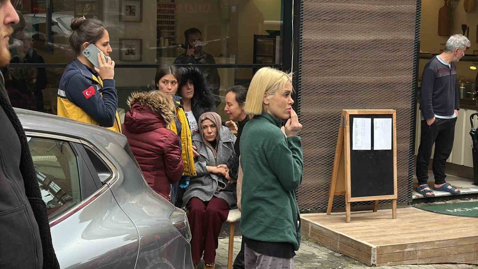 Şişli’de korkutan baca yangını
