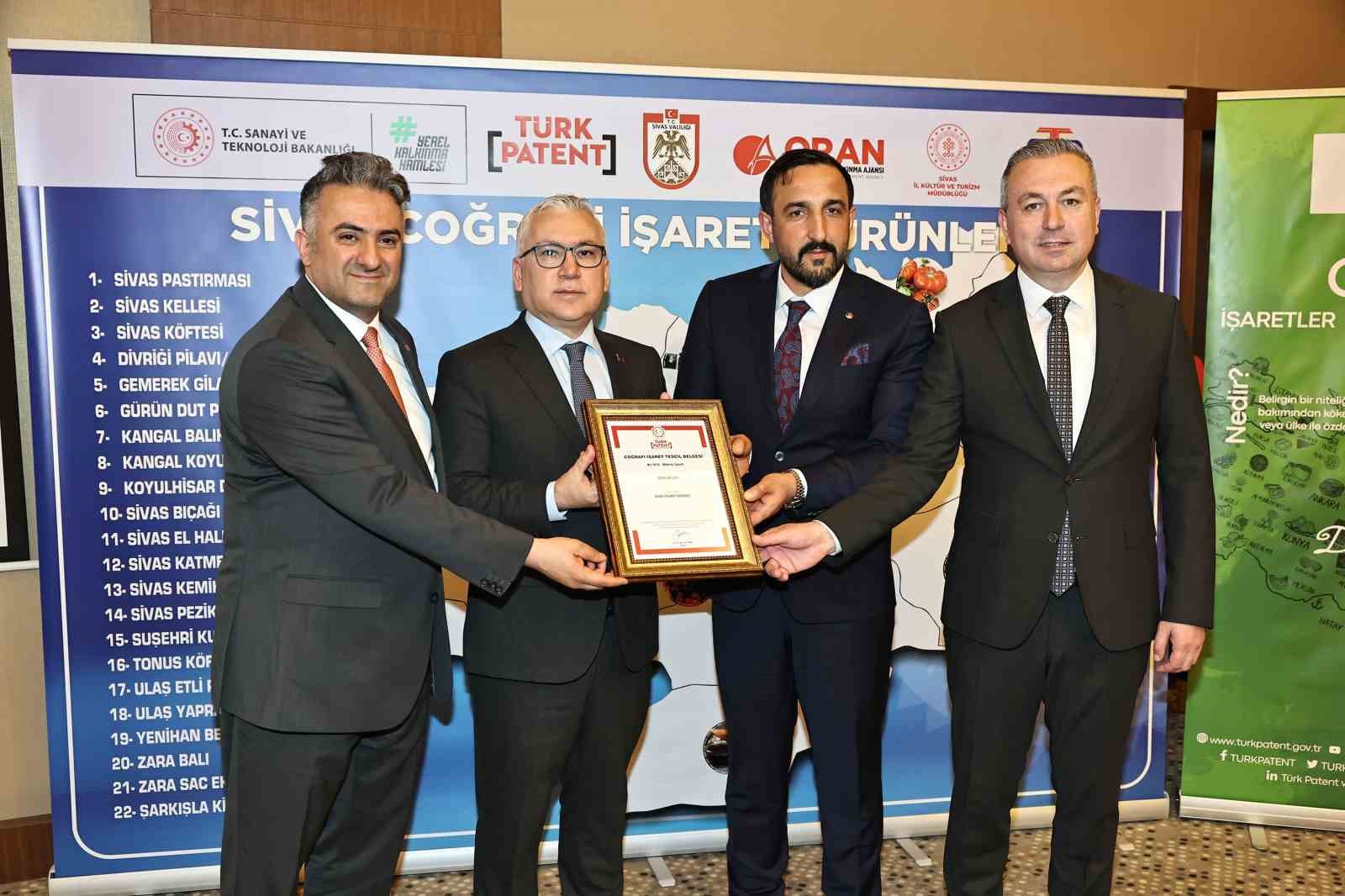 Sivas kellesi coğrafi işaret tescili aldı
Sivas kellesi coğrafi işaret tescili aldı