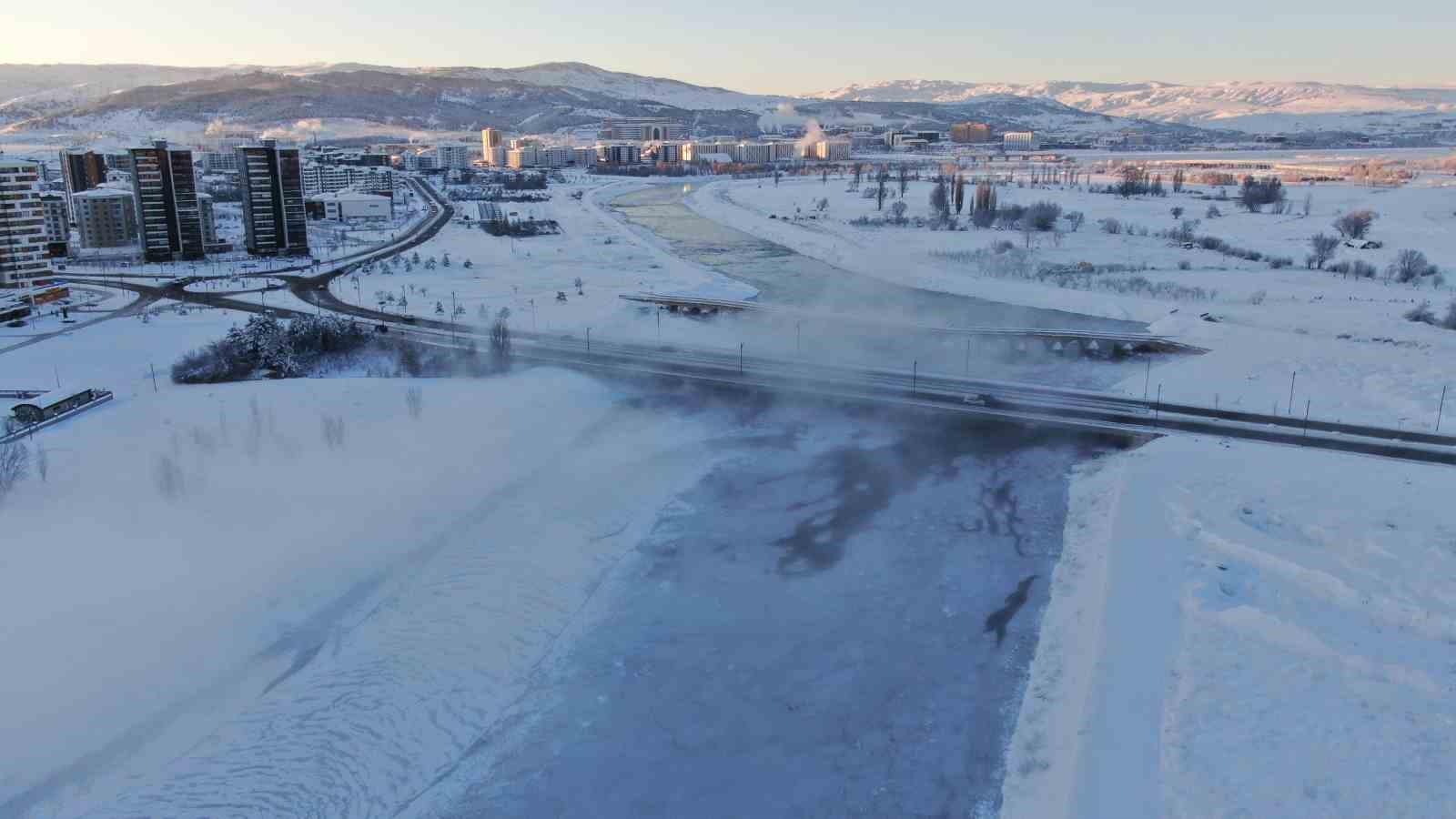 Sivas’ta termometreler eksi 19 dereceyi gösterdi
