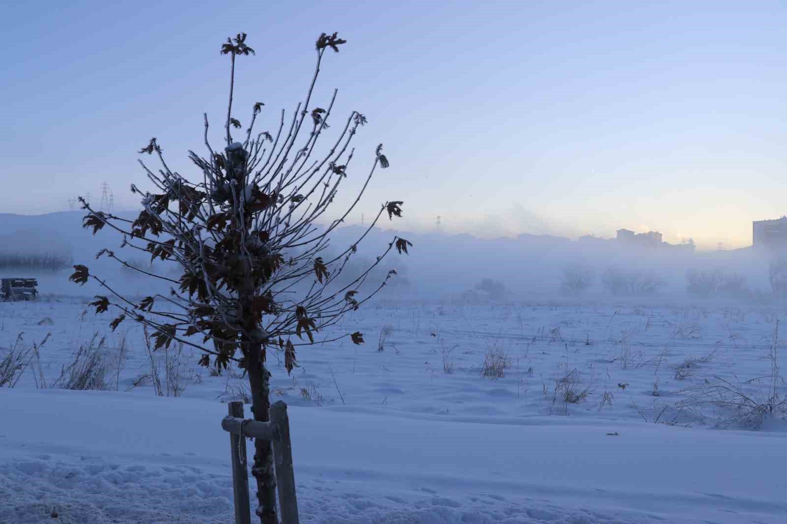 Sivas’ta termometreler eksi 19 dereceyi gösterdi
